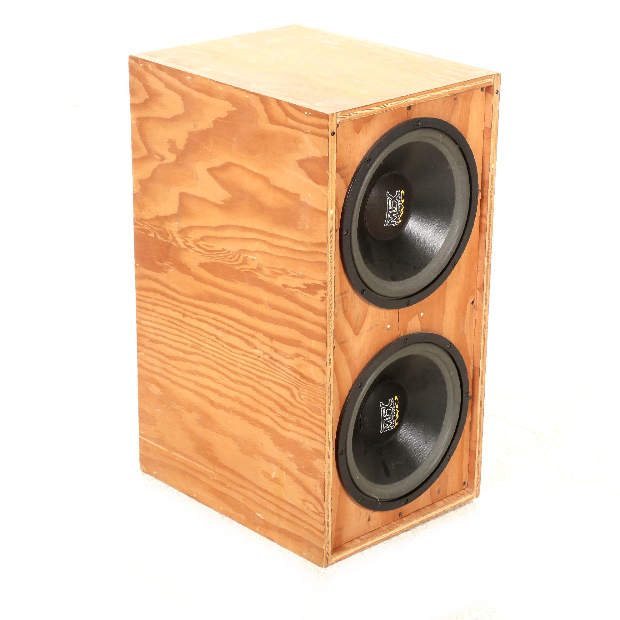 MTX Two Car Speakers in Handbuilt Cabinet
