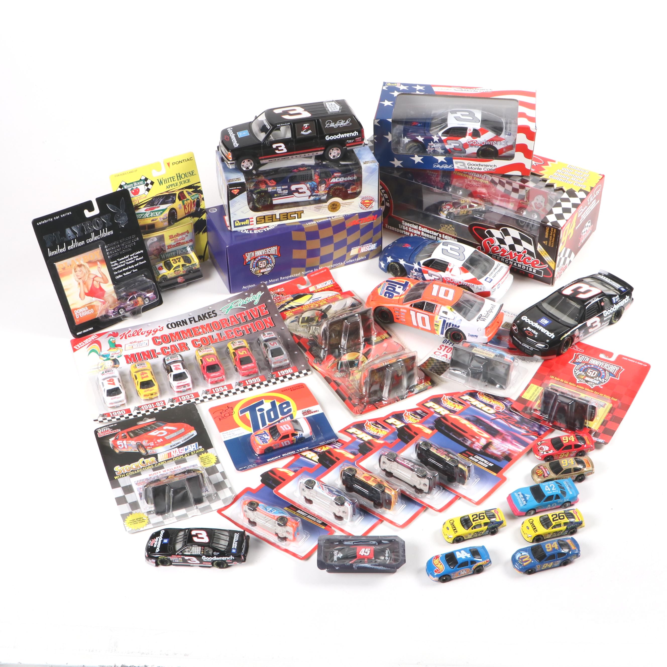 Dale Earnhardt and Other NASCAR Diecast Race Cars, 1990s–2000s