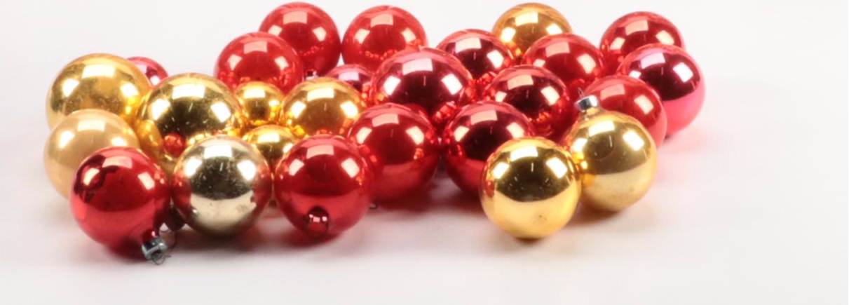 Pyramid, Victoria, and Other Blown Glass Christmas Ornaments, Late 20th Century