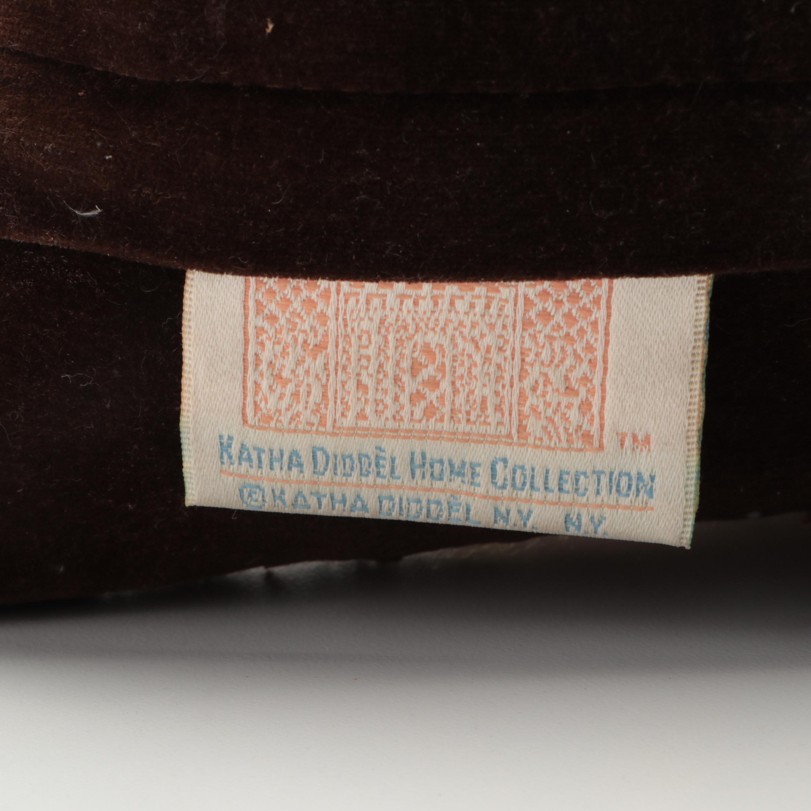 Katha Diddél Needlepoint Equestrian Accent Pillow, Framed Fox Hunt Prints