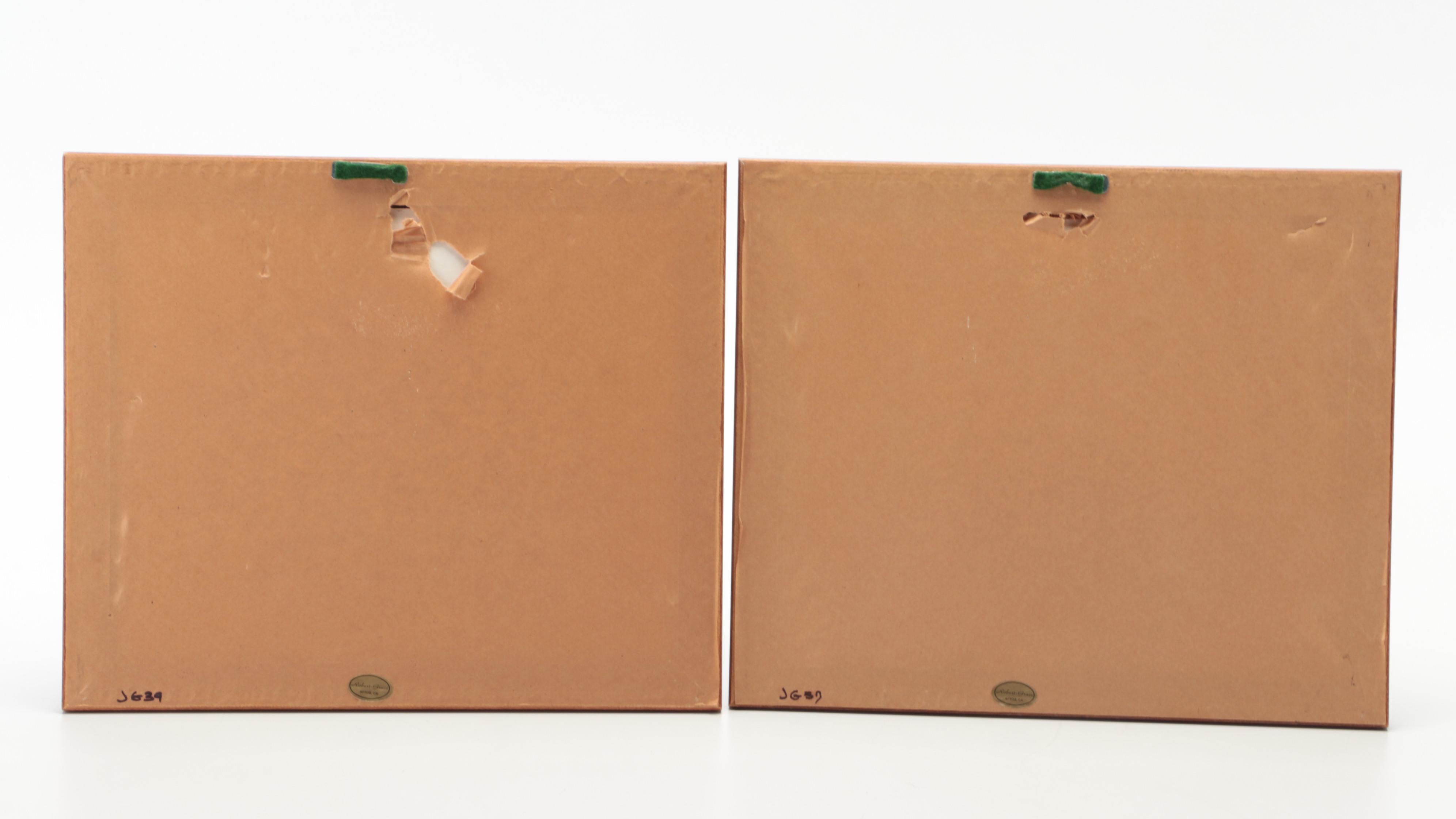 Katha Diddél Needlepoint Equestrian Accent Pillow, Framed Fox Hunt Prints