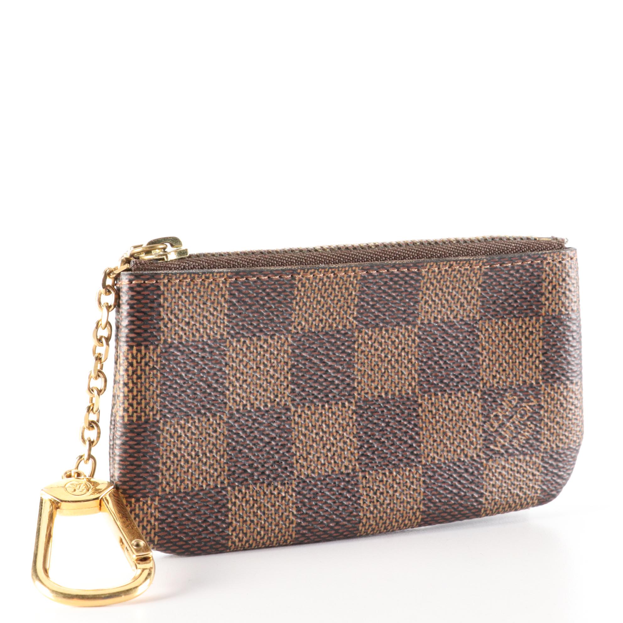 Louis Vuitton Coin Purse in Damier Ebene Canvas