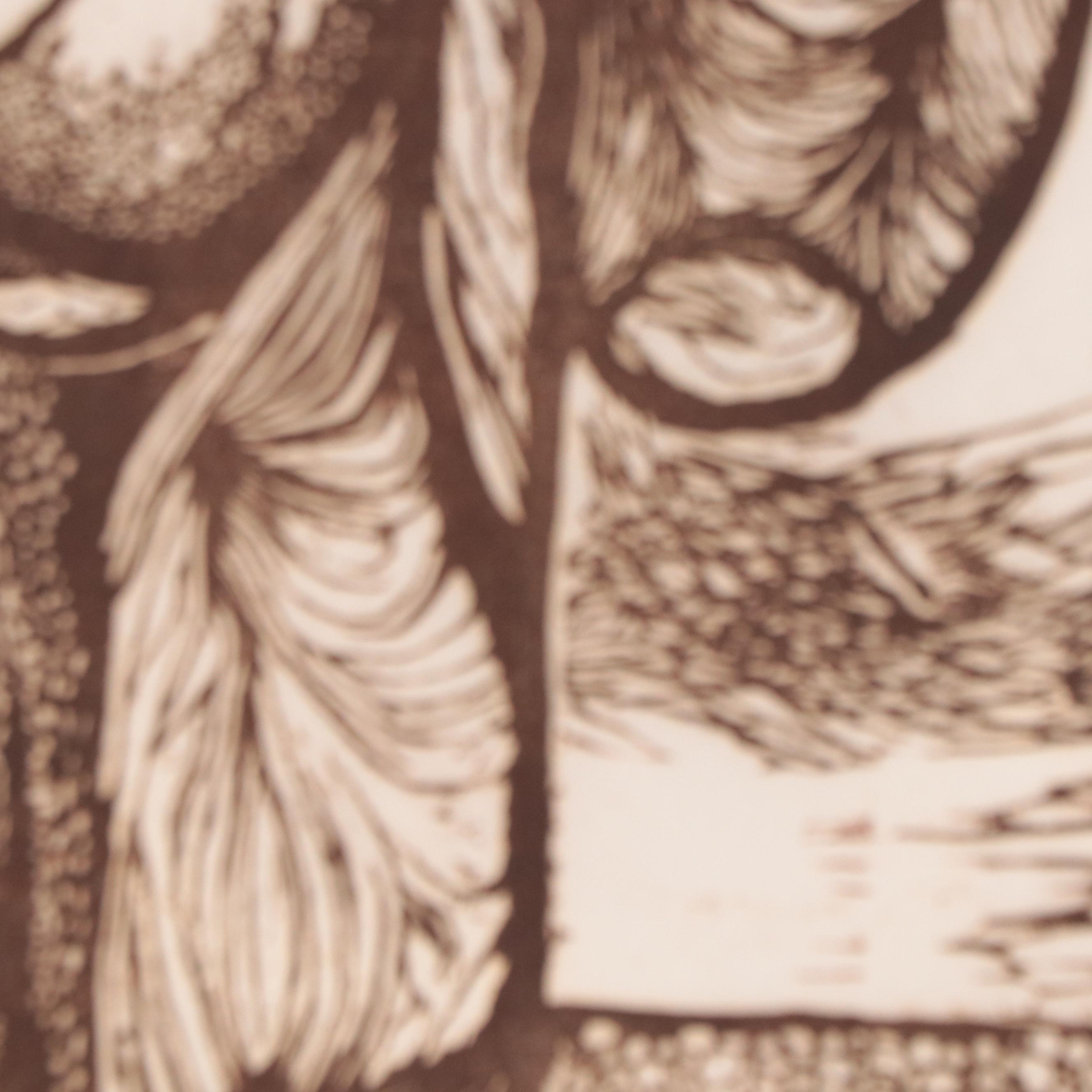 Fred Jones Linocut "The Flutist," 1980