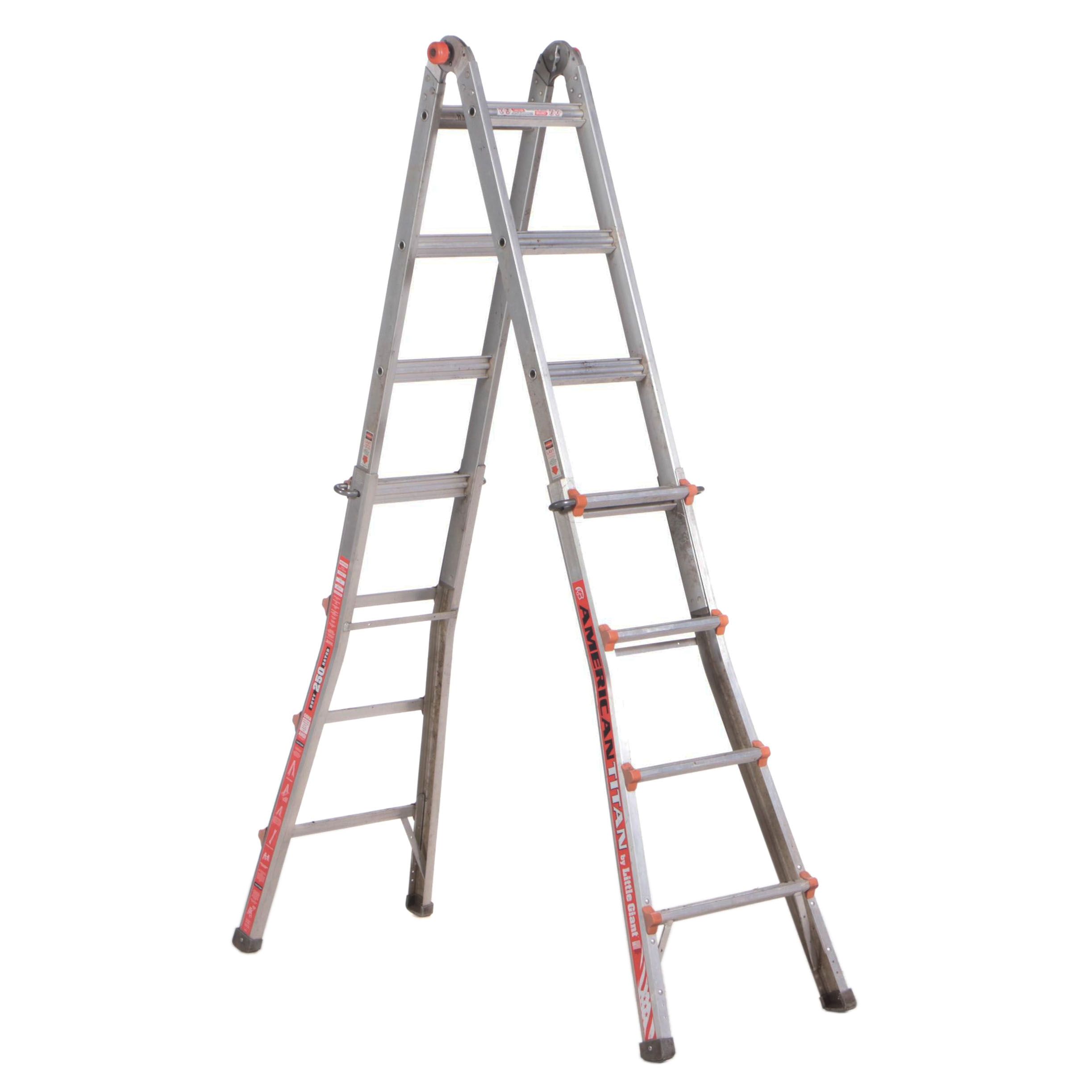 Little Giant "American Titan Model 17" Aluminum Folding Ladder