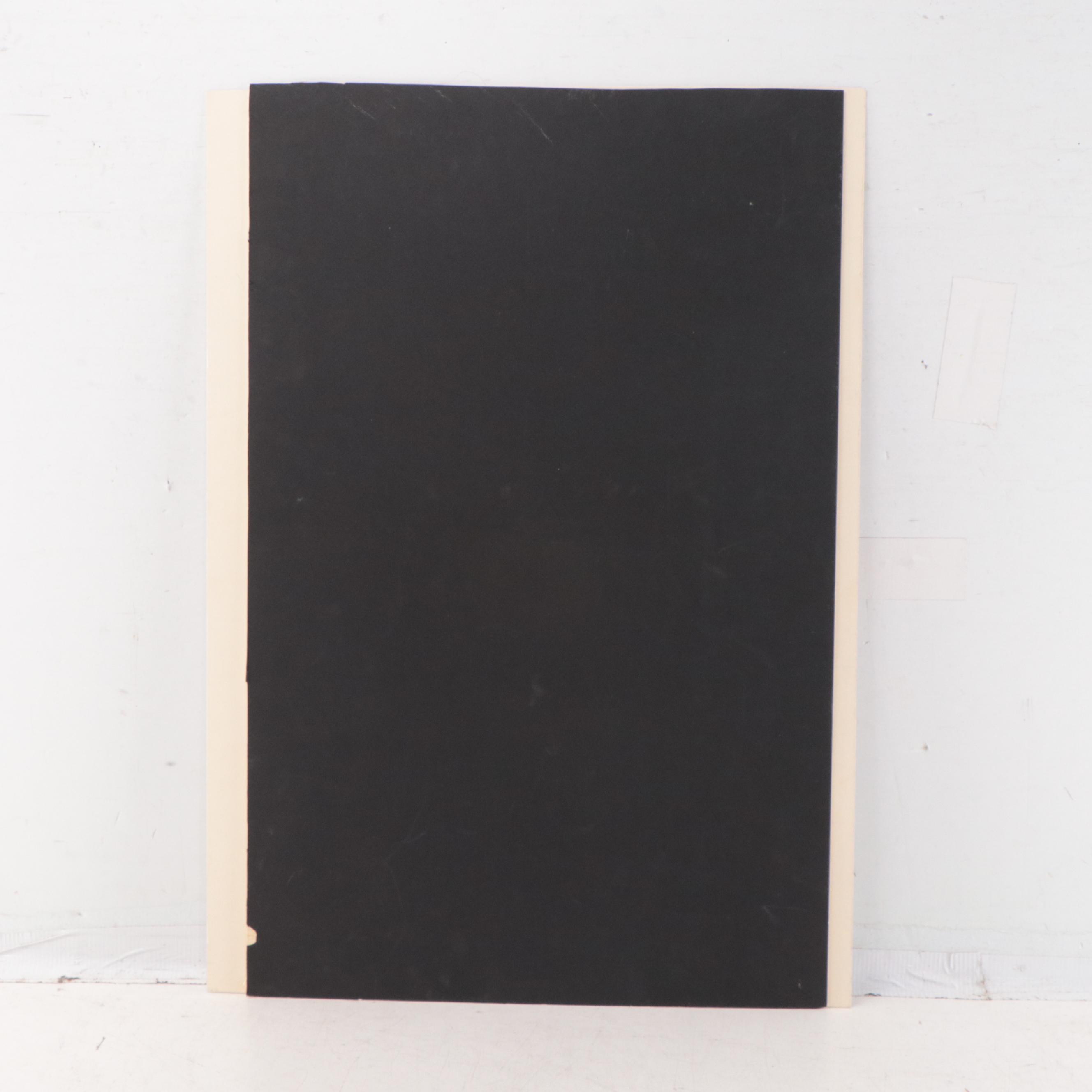 Fred Jones Linocut "The Flutist," 1980