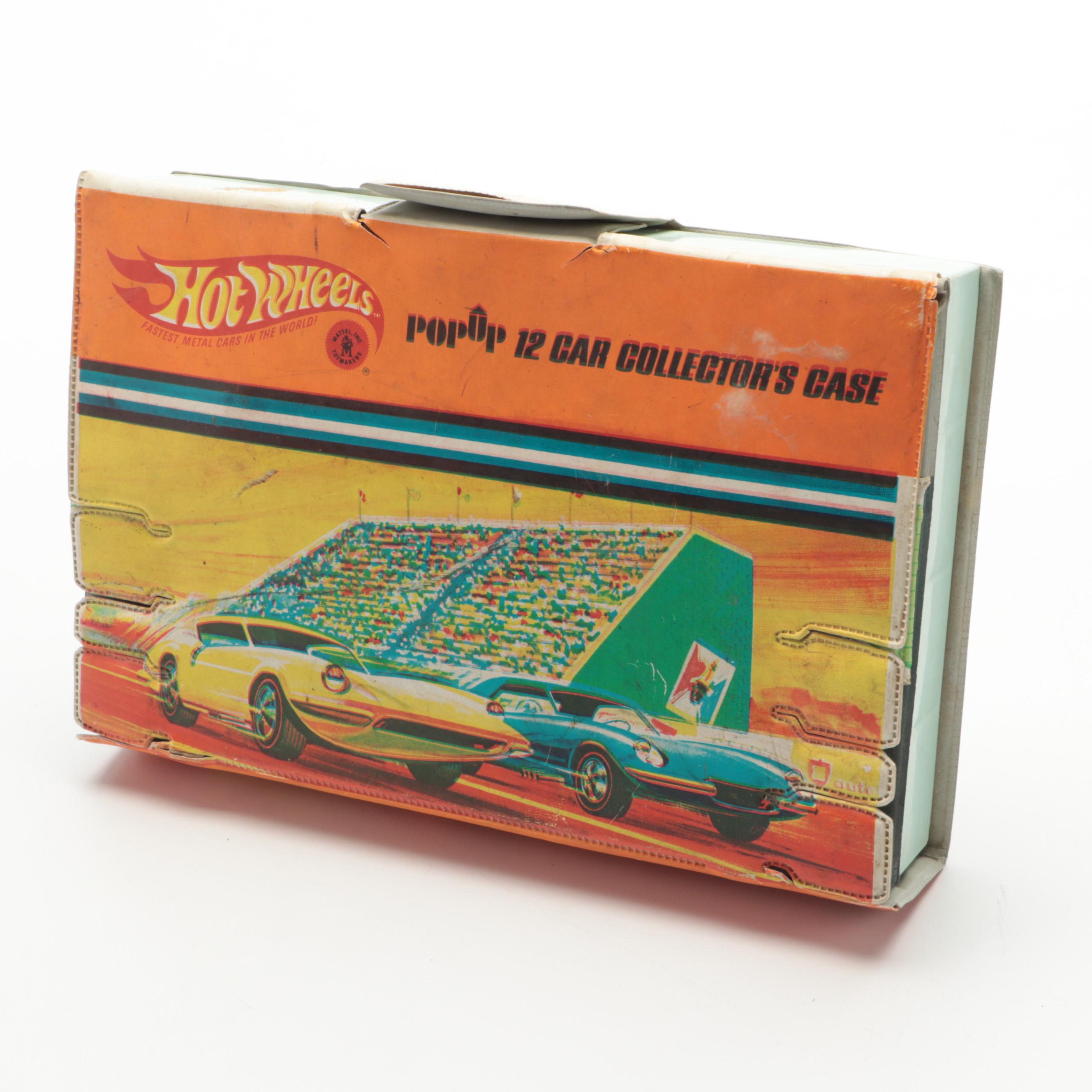 Hot Wheels Pop Up Collector's Case With Diecast Cars, 1960s–2000s