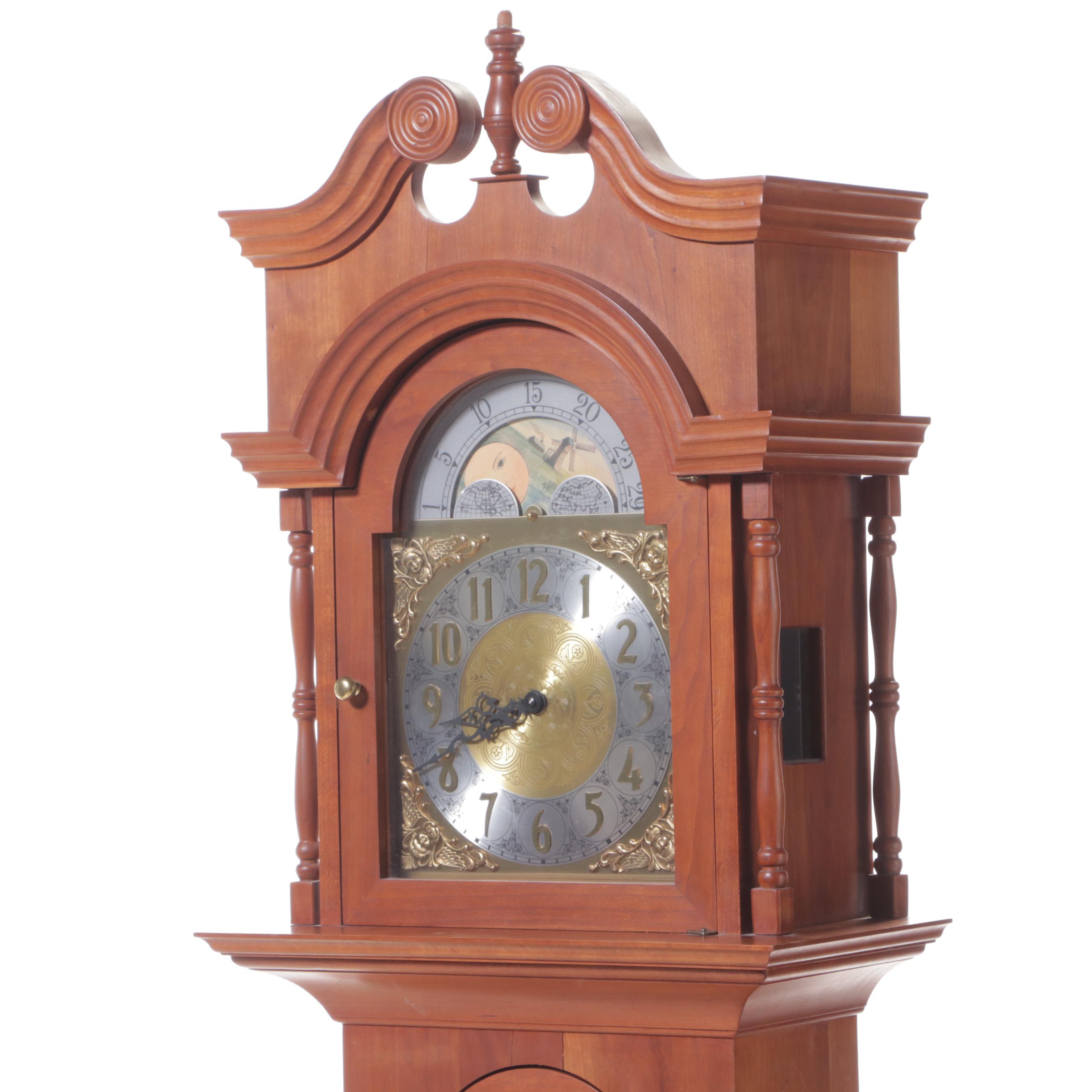 Mason & Sullivan Co. Federal Style Cherrywood Grandmother Clock