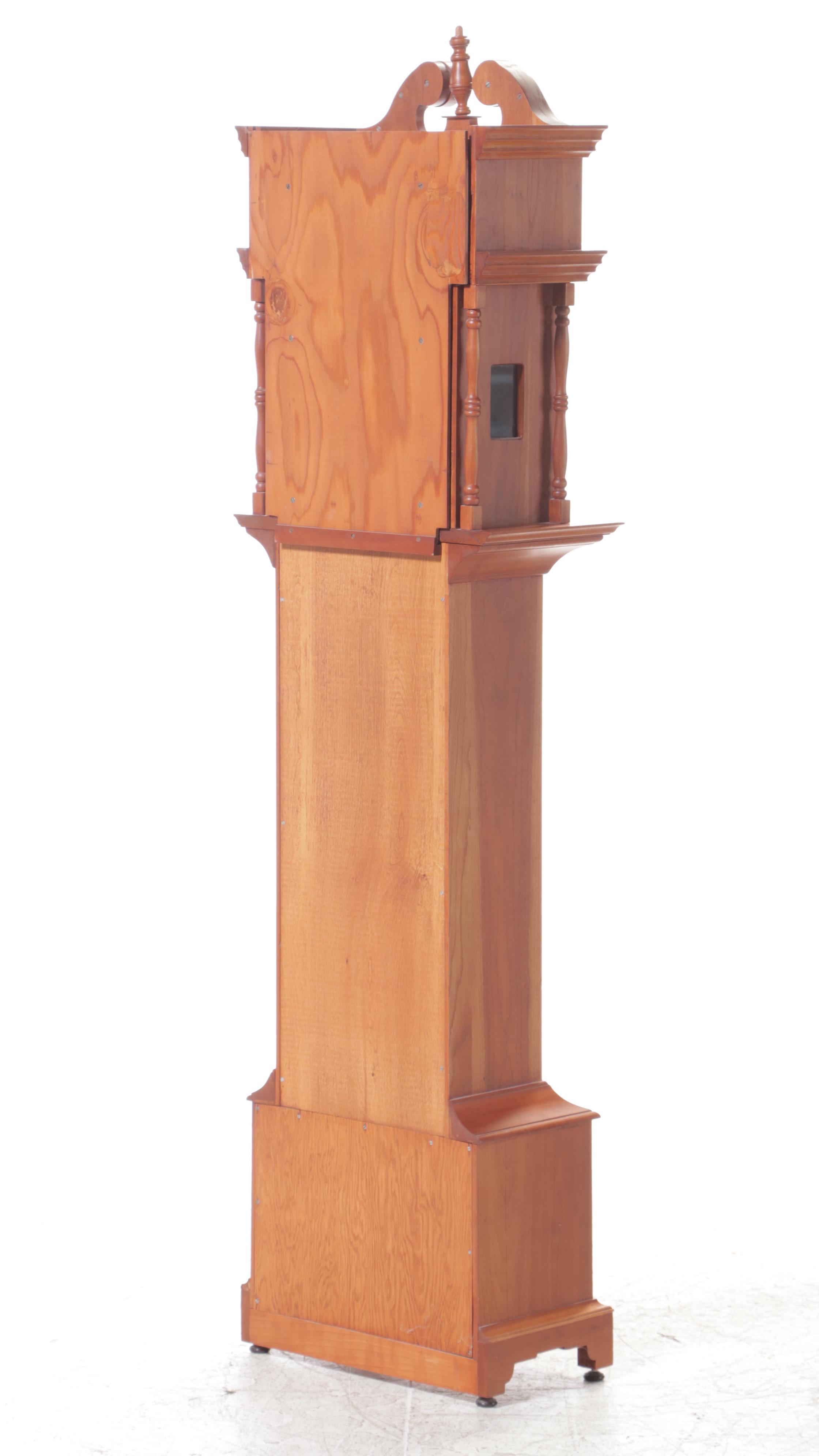 Mason & Sullivan Co. Federal Style Cherrywood Grandmother Clock