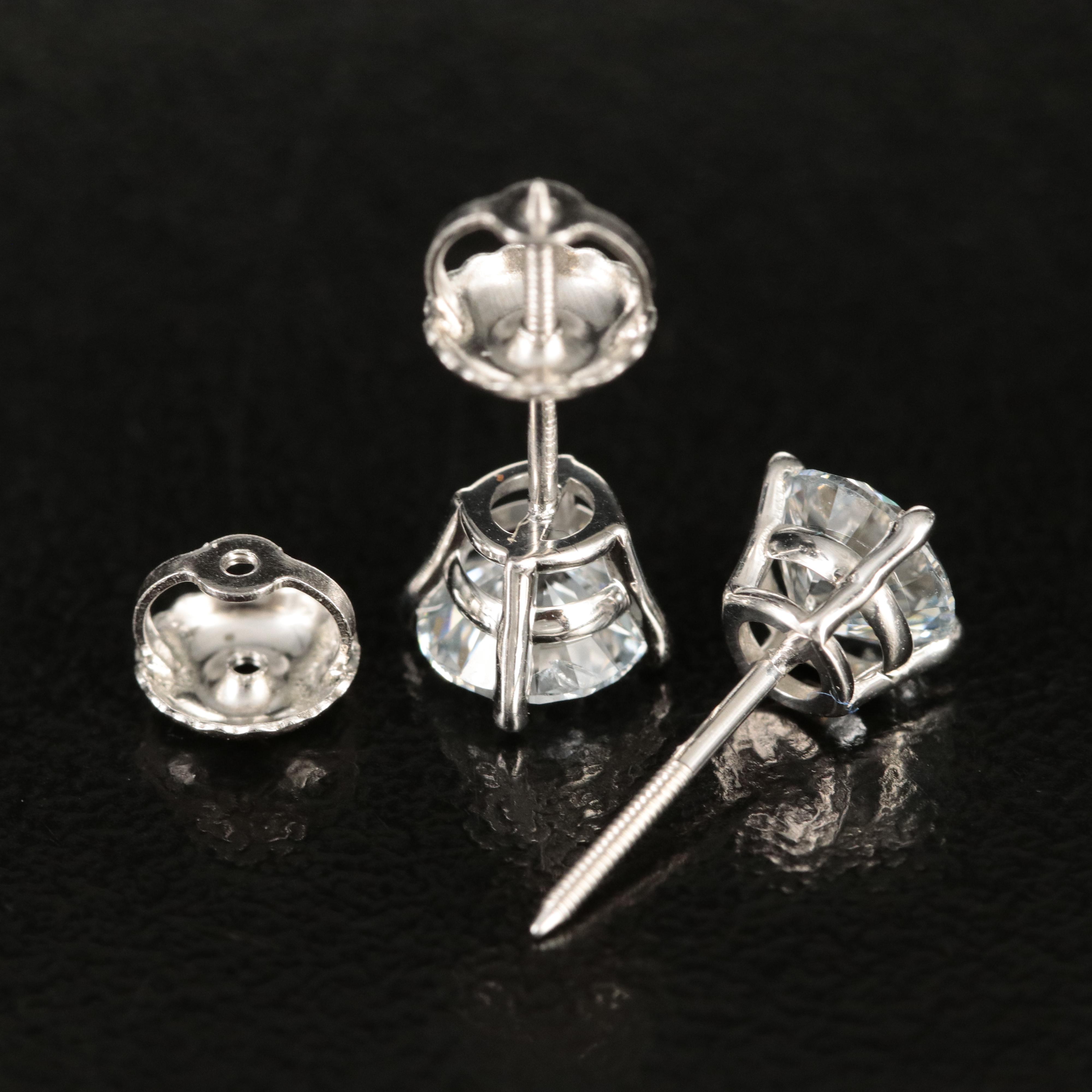 14K 1.18 CTW Lab Grown Diamond Stud Earrings