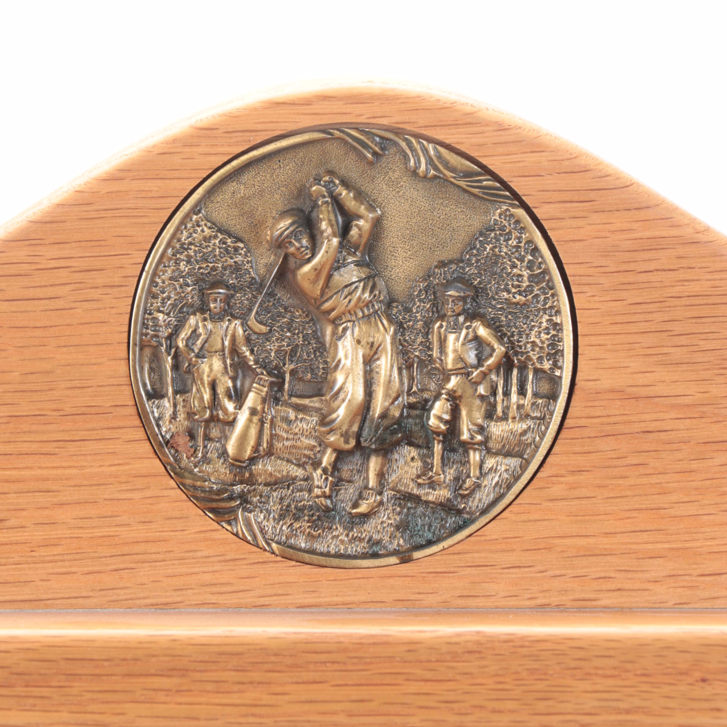 Golf Course and Tournament Souvenir Ball Collection with Display Case