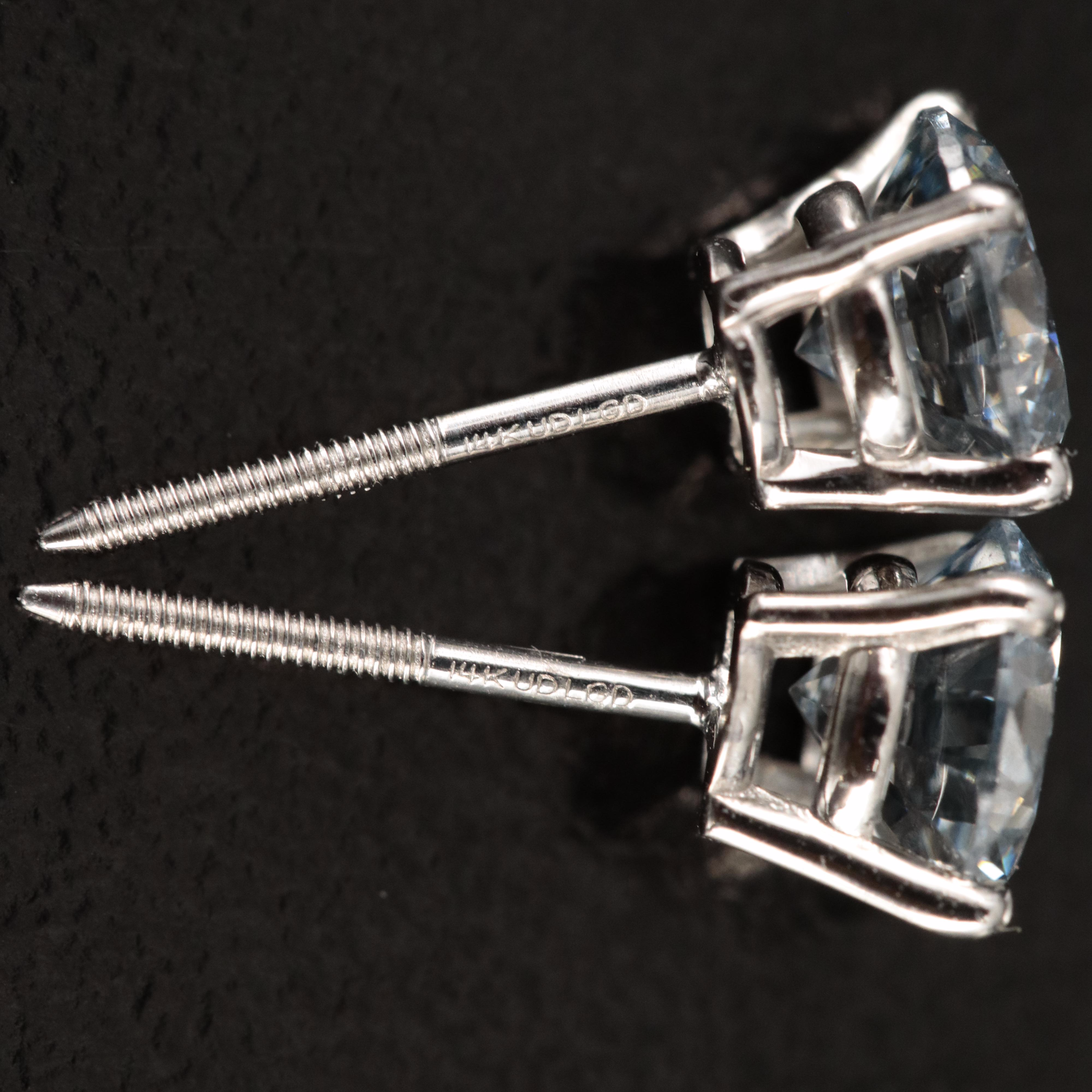 14K Lab Grown Diamond Stud Earrings