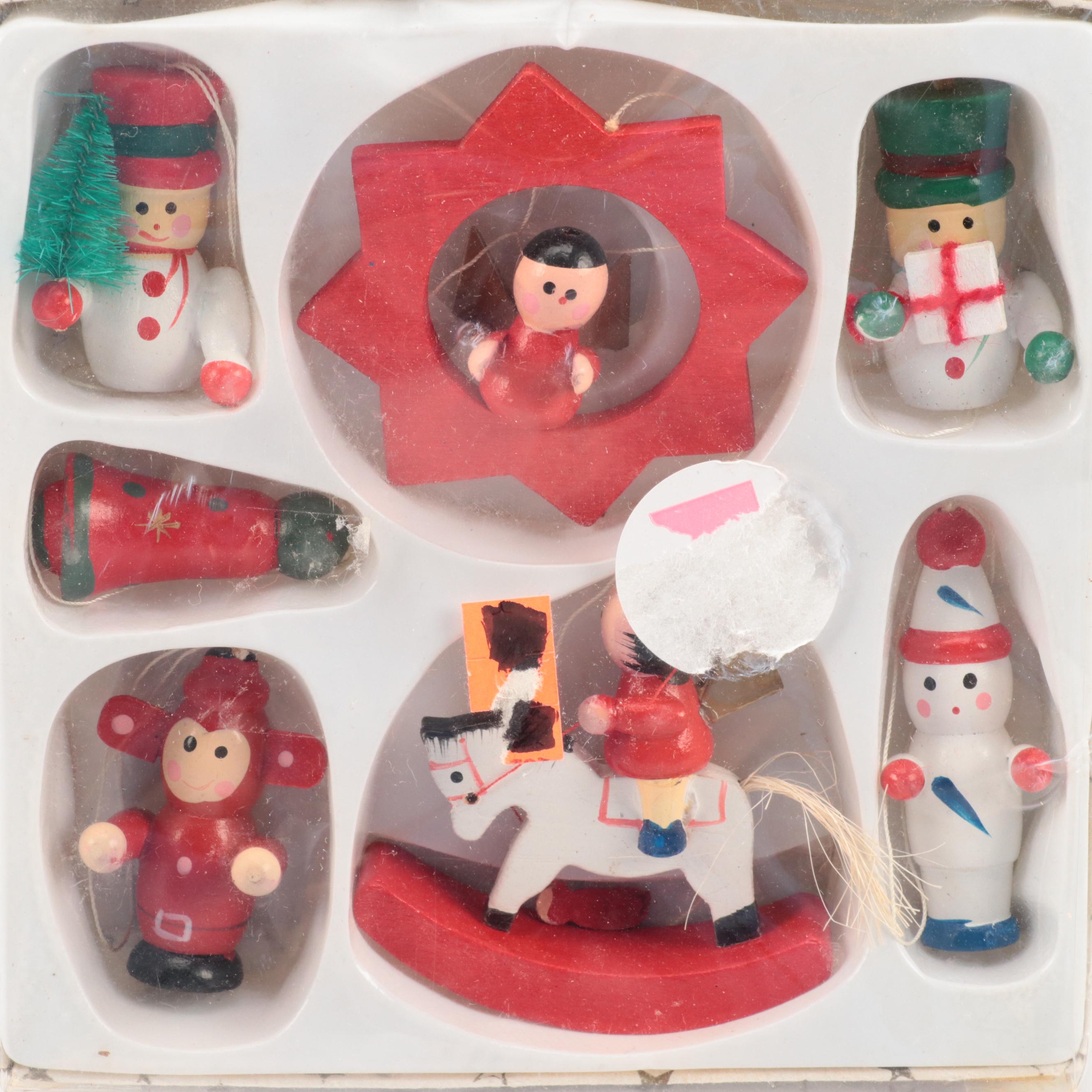 Victorian Style Sequin Christmas Ornaments and Other Ornaments