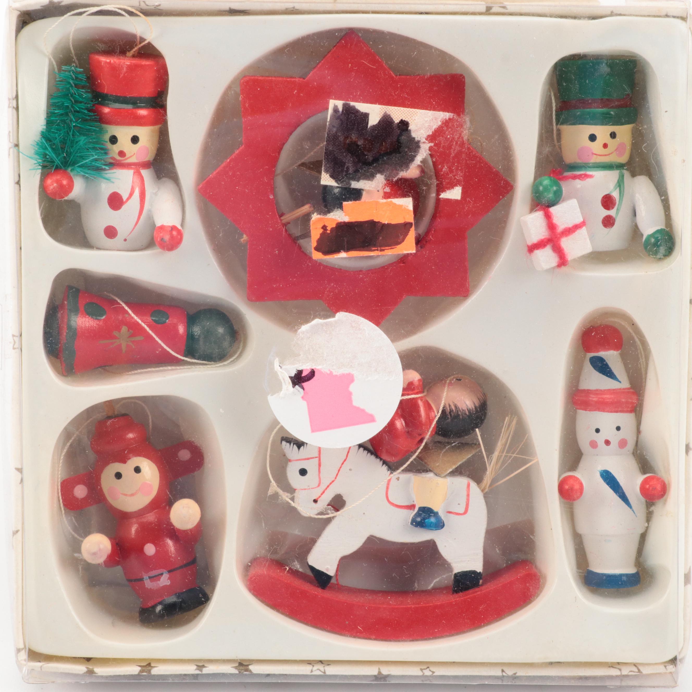 Victorian Style Sequin Christmas Ornaments and Other Ornaments