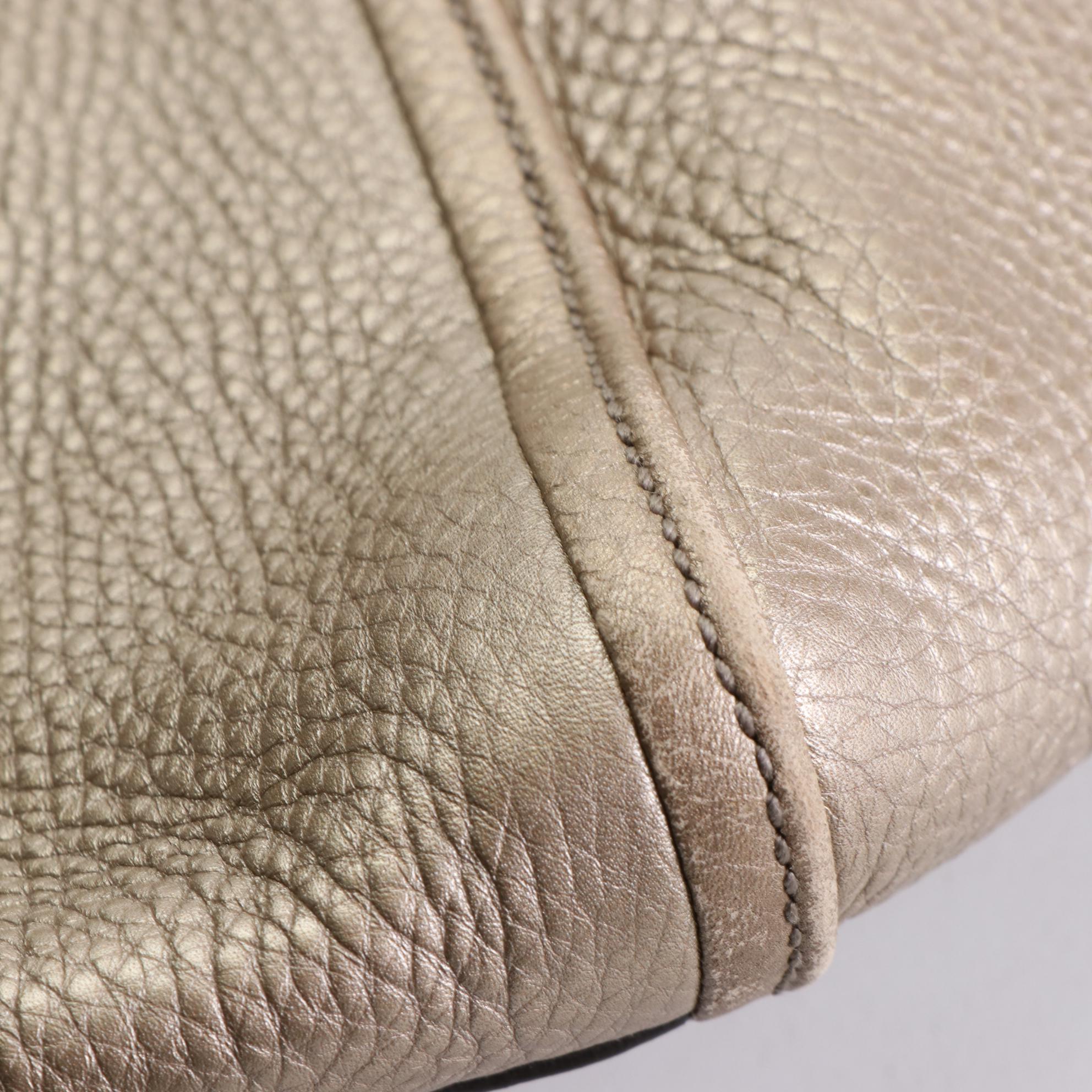 Gucci Soho Metallic Leather Handbag with Tassel