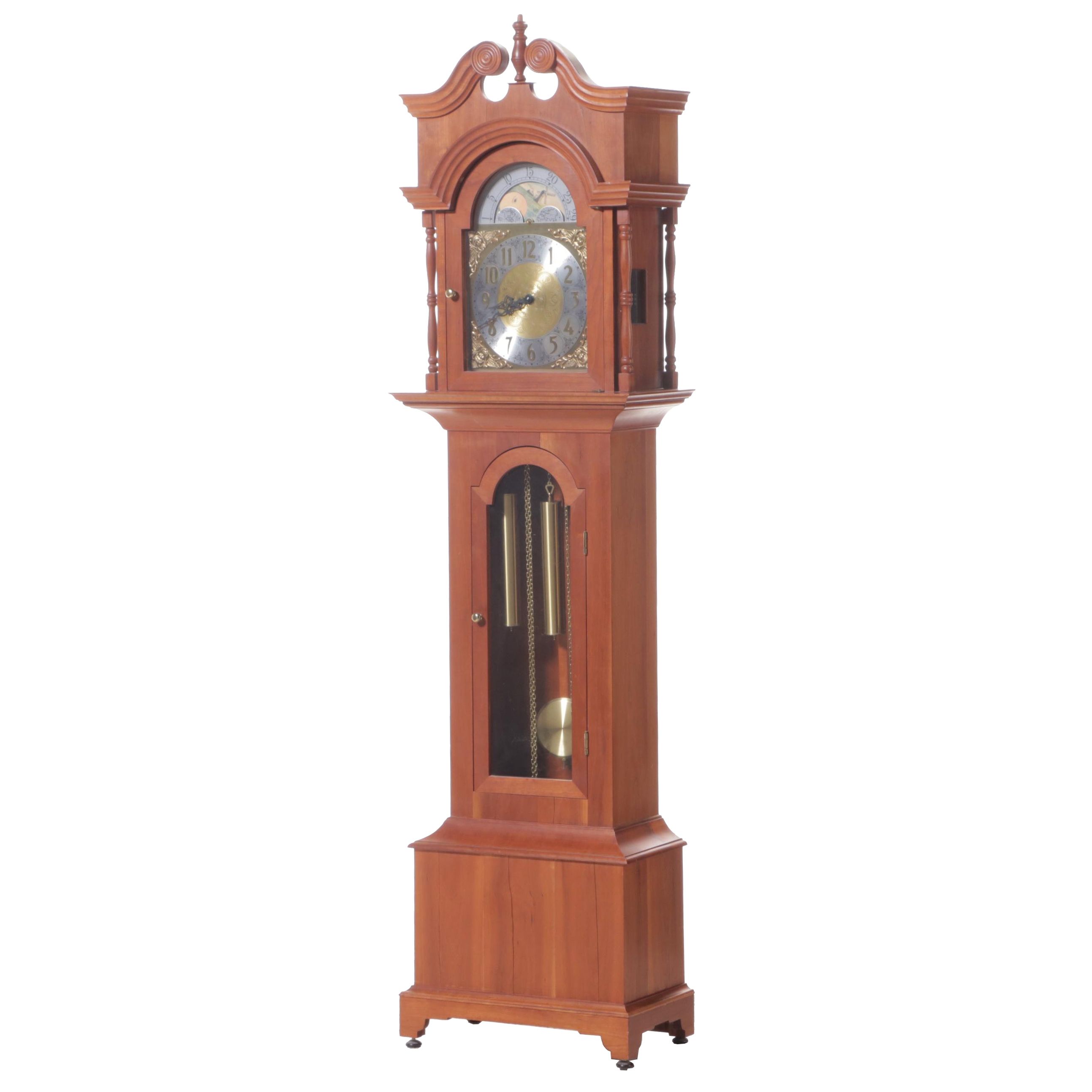 Mason & Sullivan Co. Federal Style Cherrywood Grandmother Clock