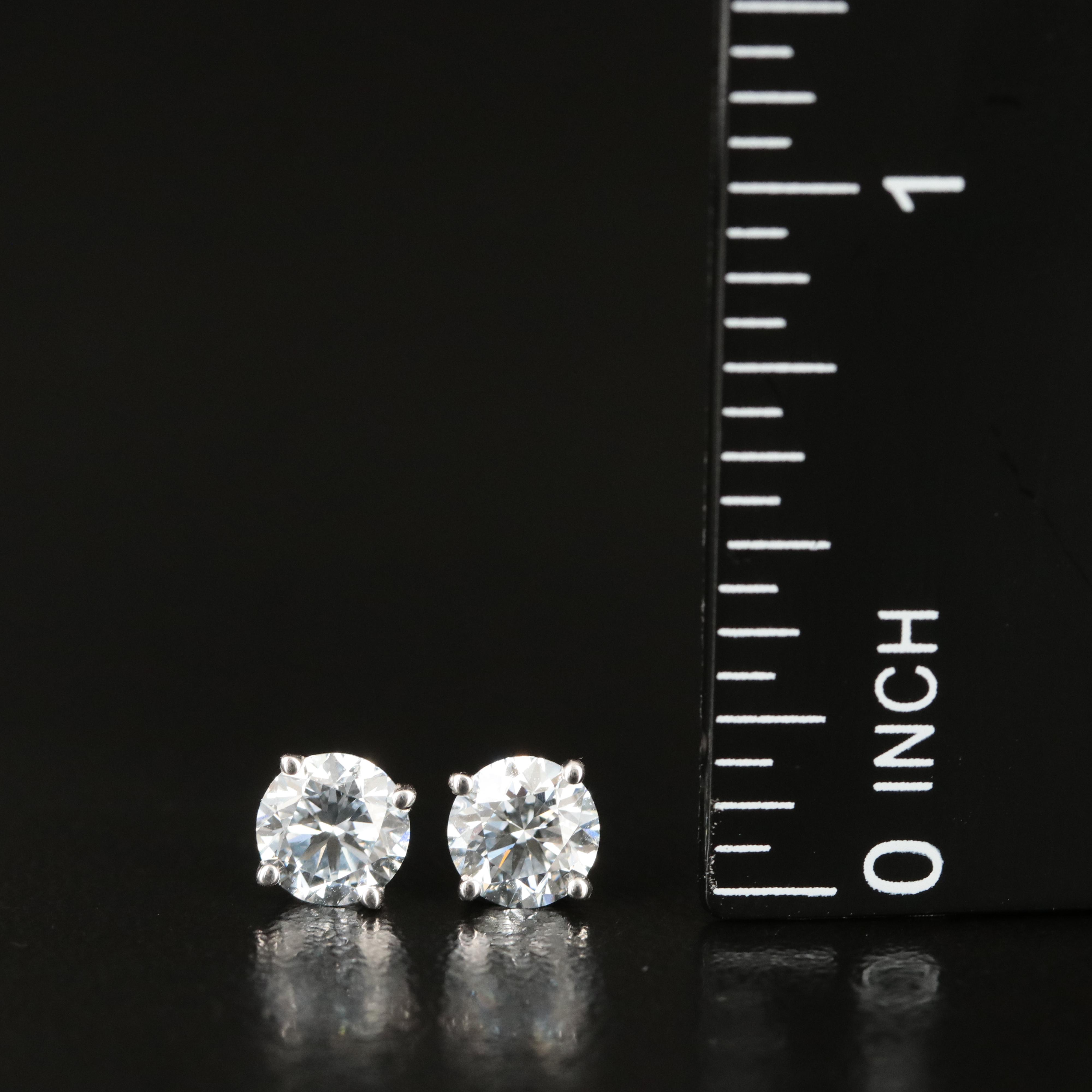 14K 1.16 CTW Lab Grown Diamond Stud Earrings