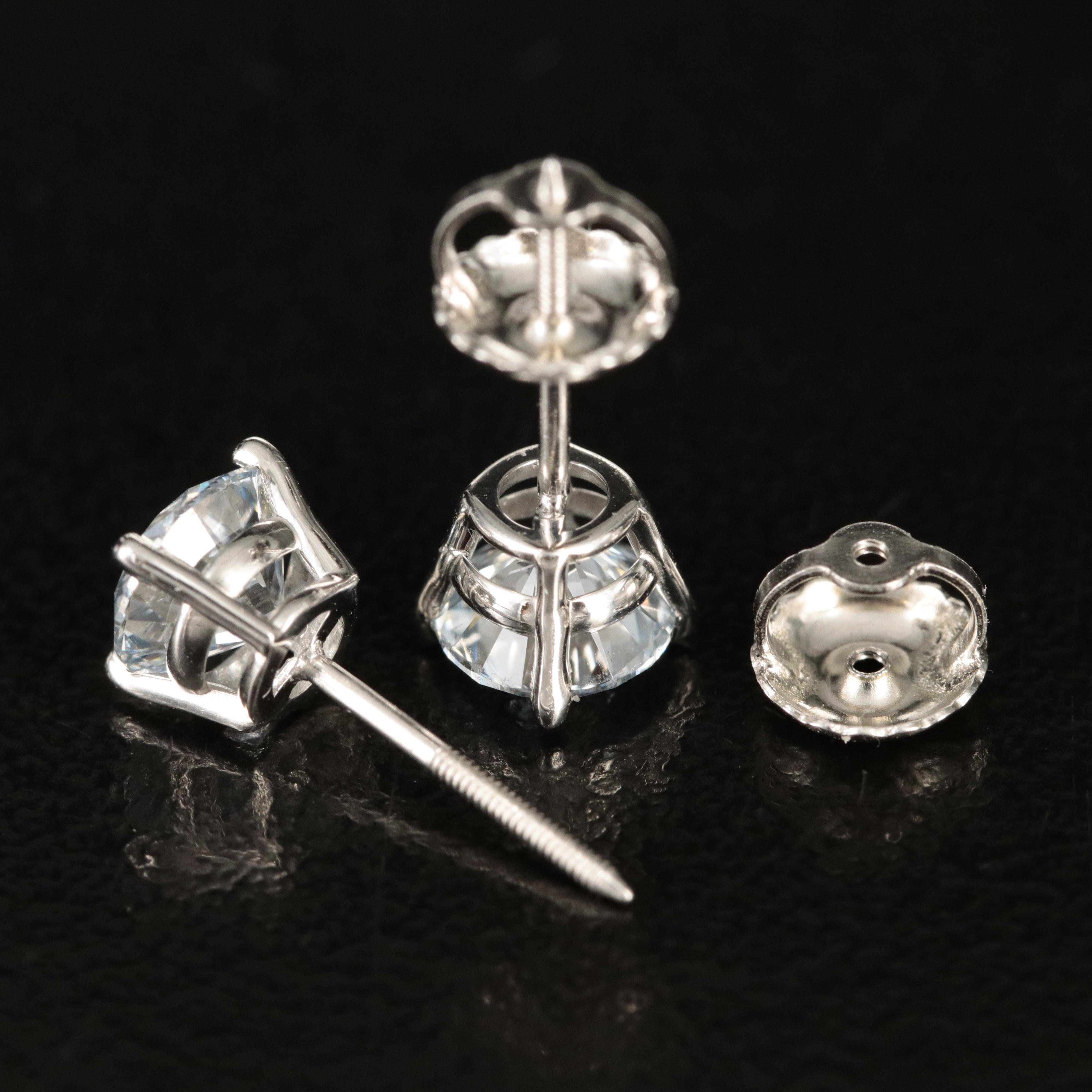 14K 1.16 CTW Lab Grown Diamond Stud Earrings