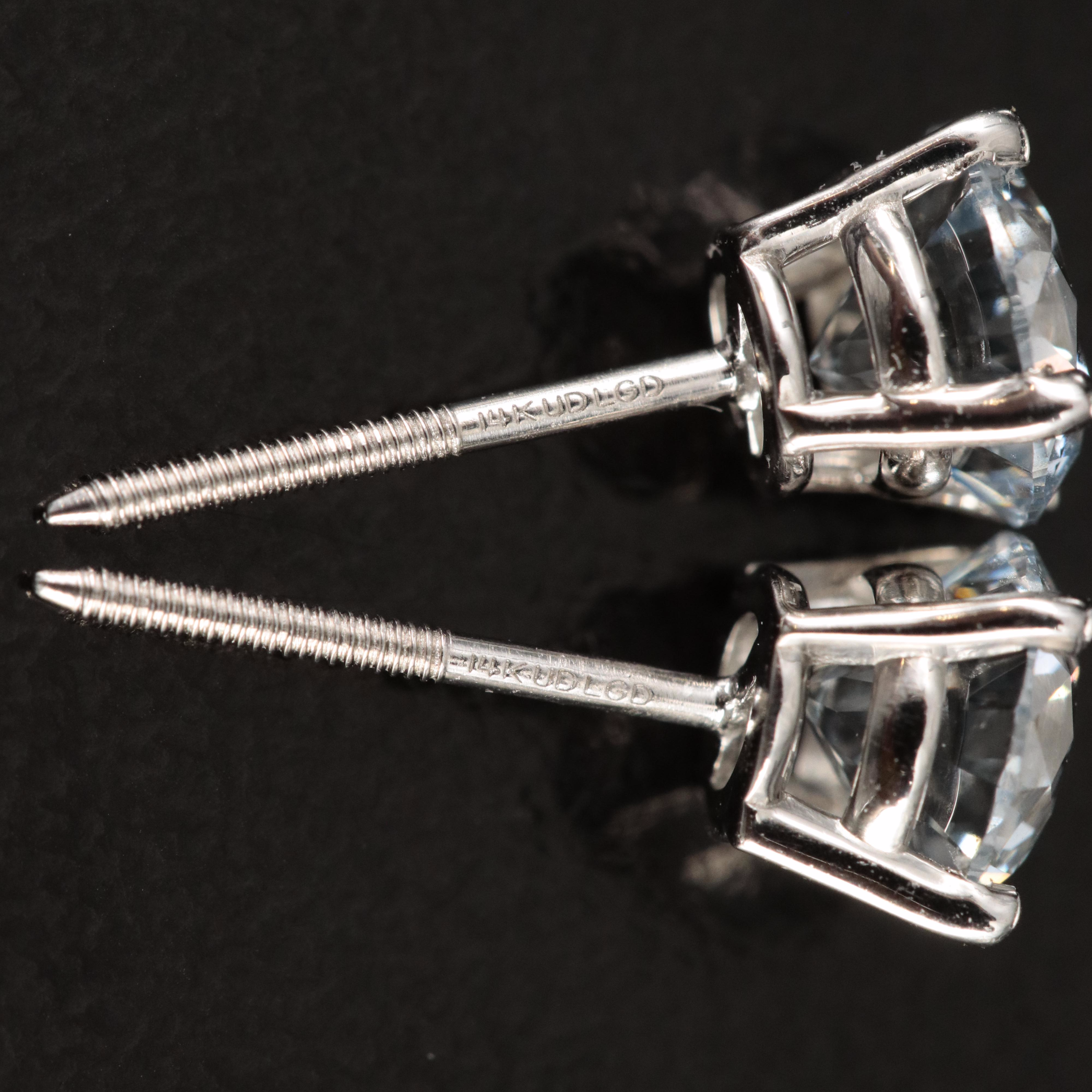 14K 1.16 CTW Lab Grown Diamond Stud Earrings