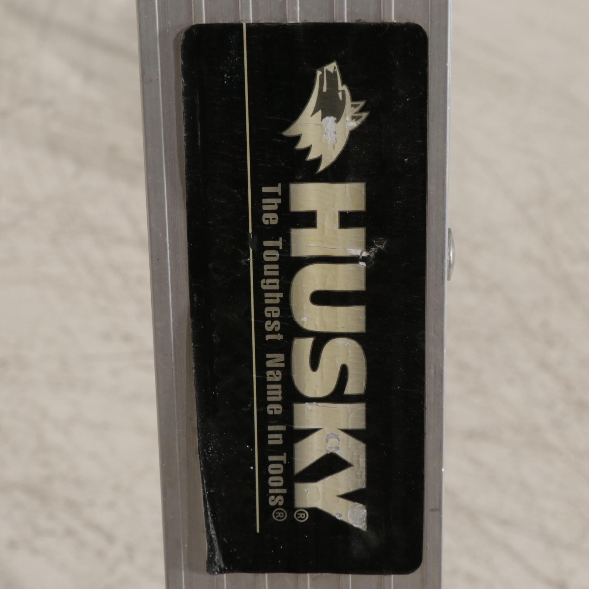 Husky Aluminum Stepladder With Davidson and Louisville Extension Ladders
