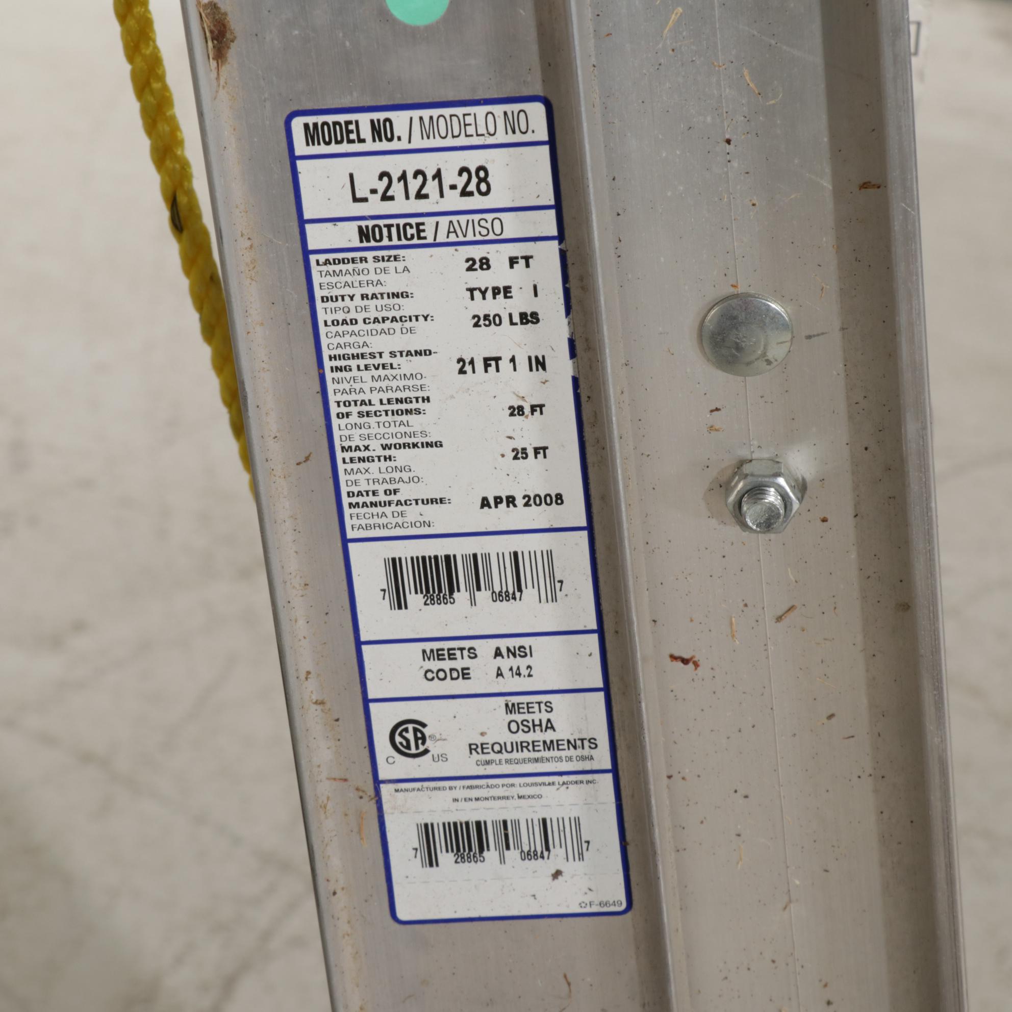 Husky Aluminum Stepladder With Davidson and Louisville Extension Ladders