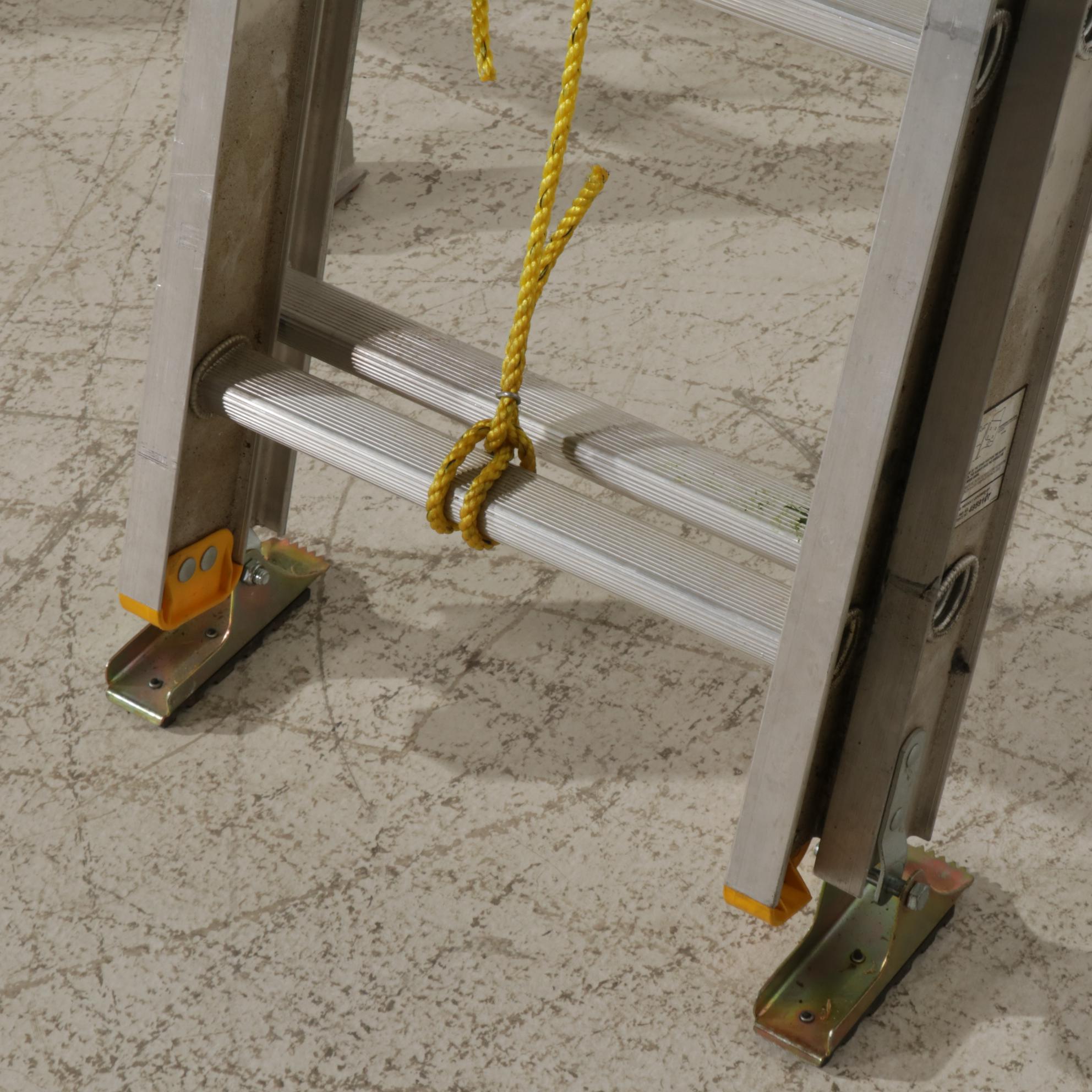 Husky Aluminum Stepladder With Davidson and Louisville Extension Ladders