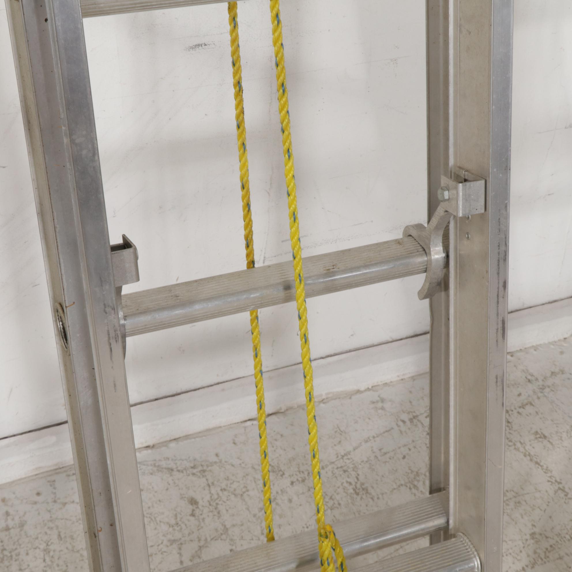 Husky Aluminum Stepladder With Davidson and Louisville Extension Ladders