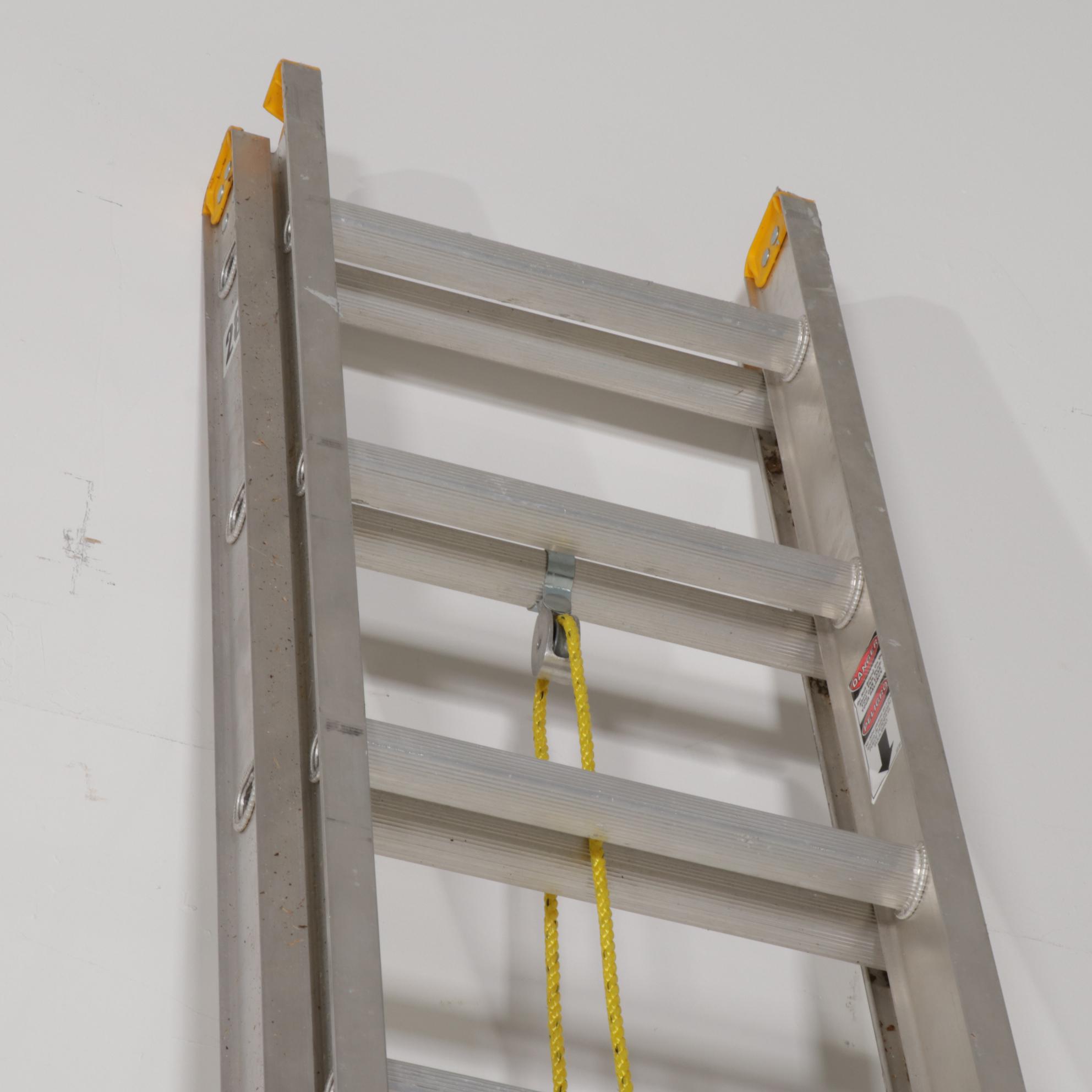 Husky Aluminum Stepladder With Davidson and Louisville Extension Ladders