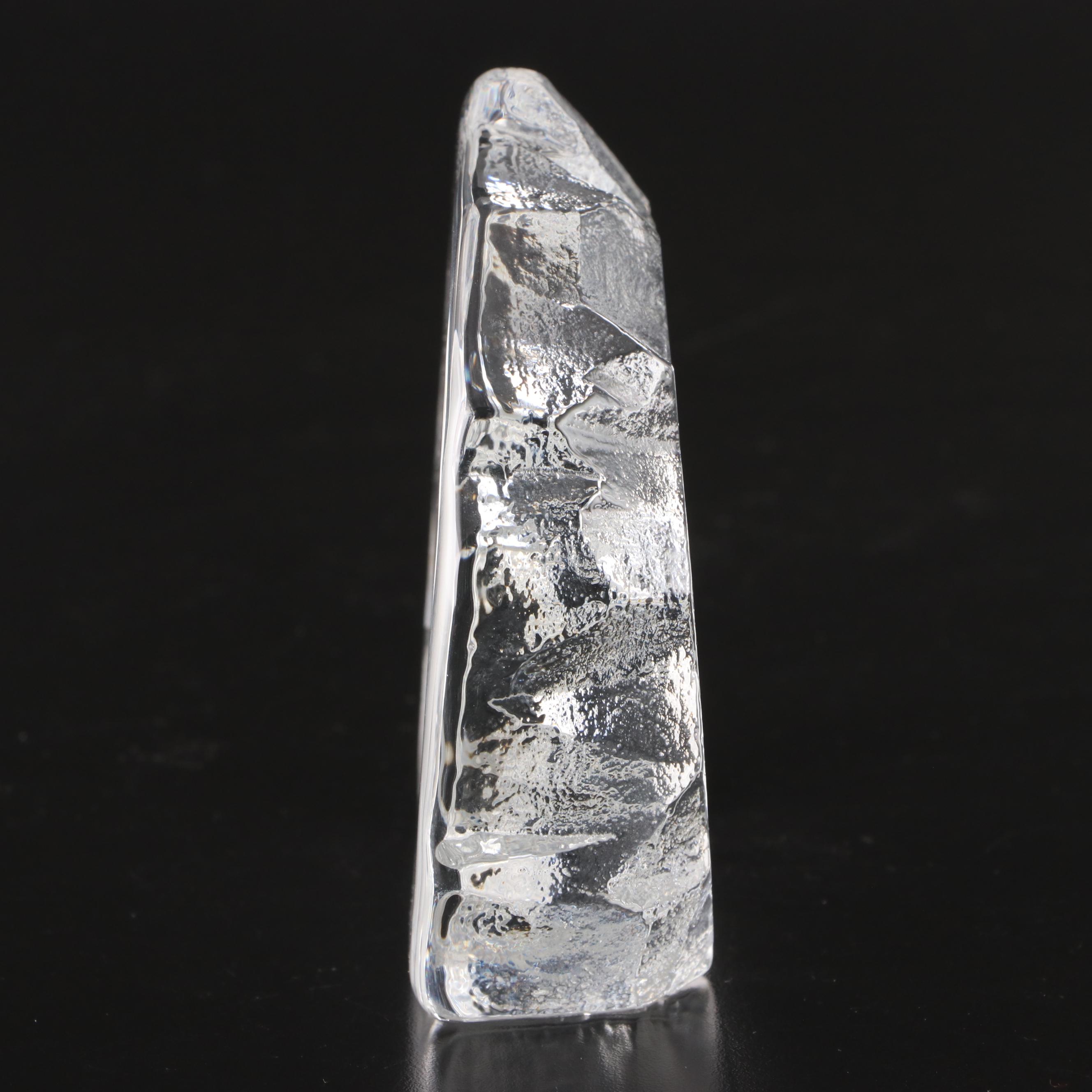 Mats Jonasson for Kosta Art Glass Polar Bear Paperweights