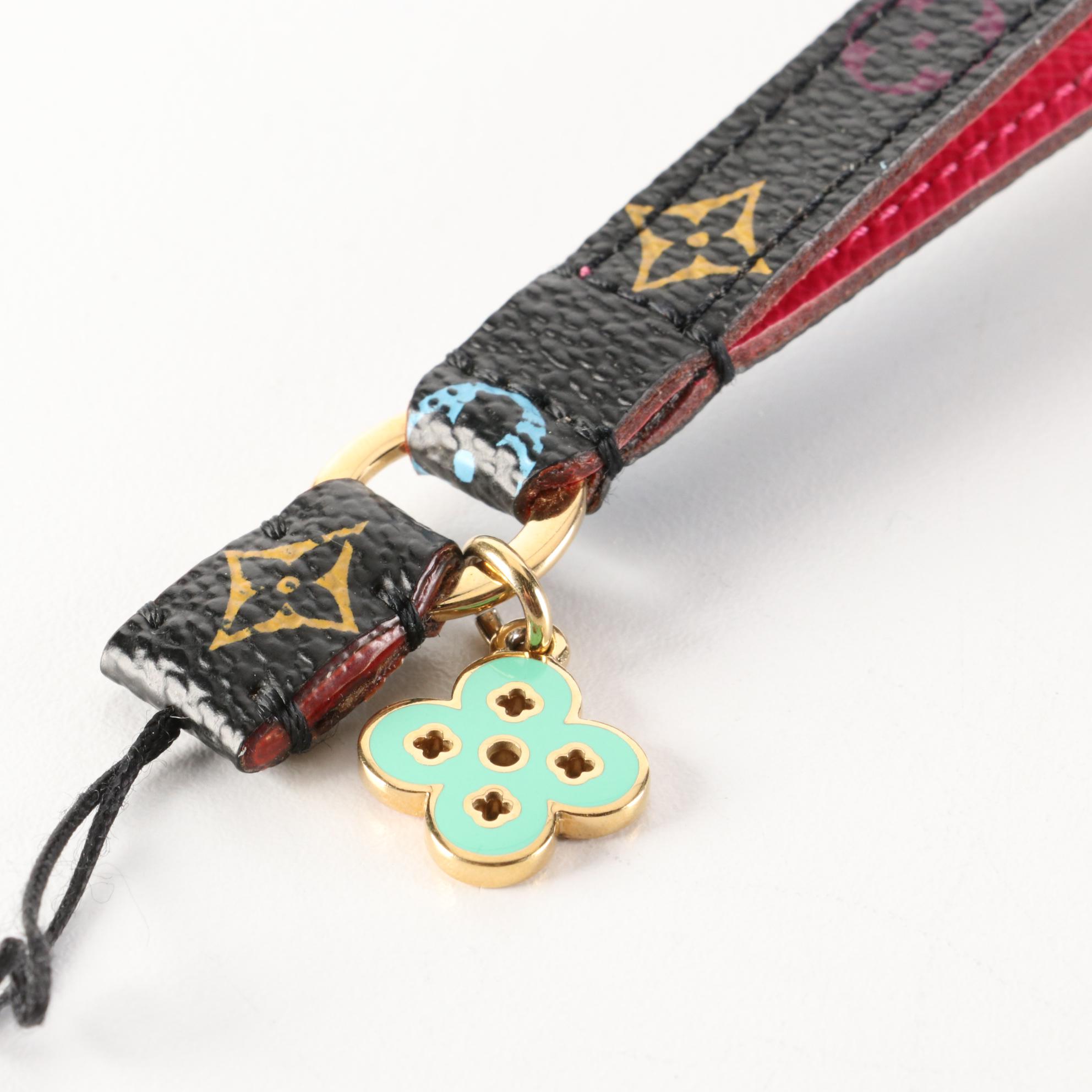 Louis Vuitton Phone Strap in Multicolore Monogram Canvas and Leather