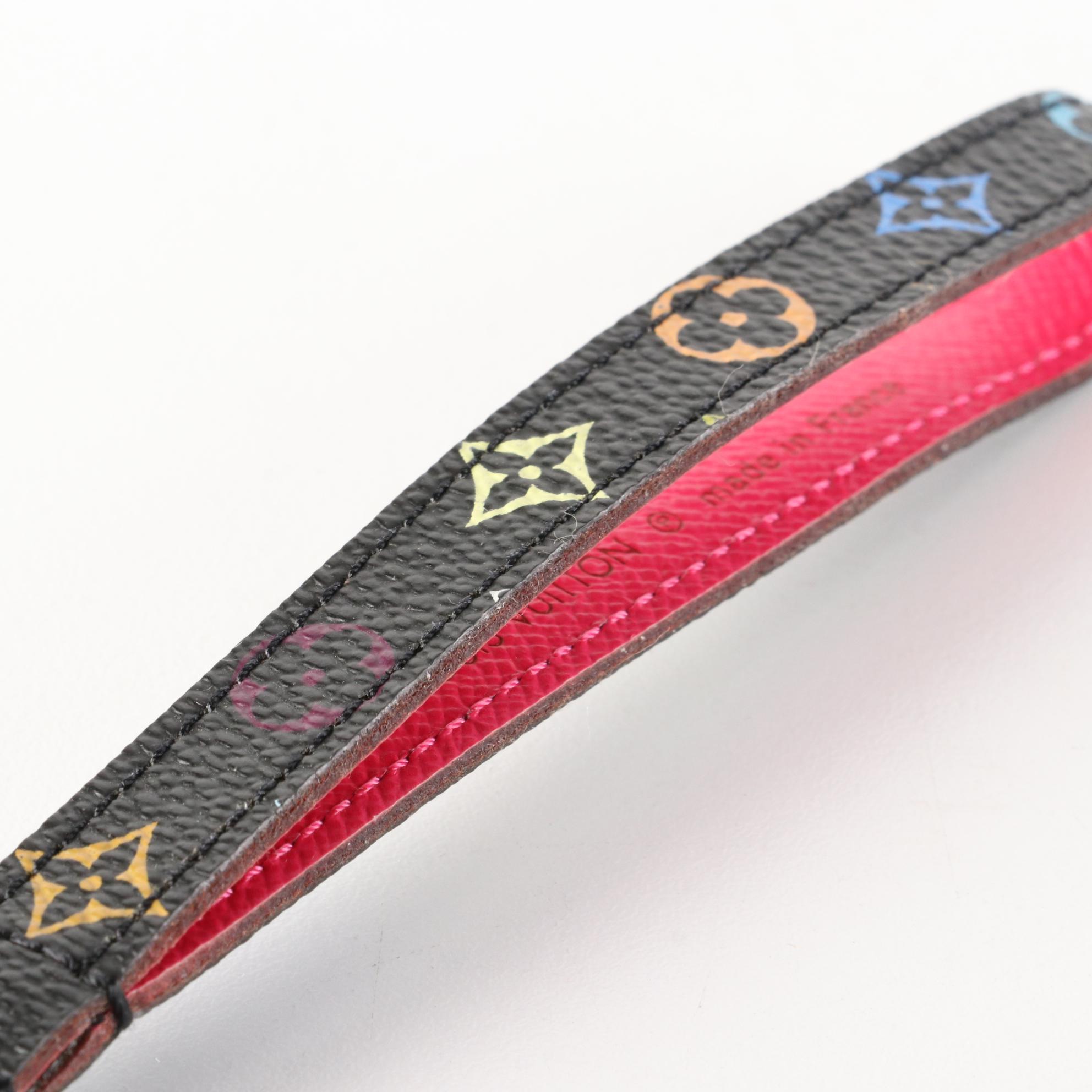 Louis Vuitton Phone Strap in Multicolore Monogram Canvas and Leather