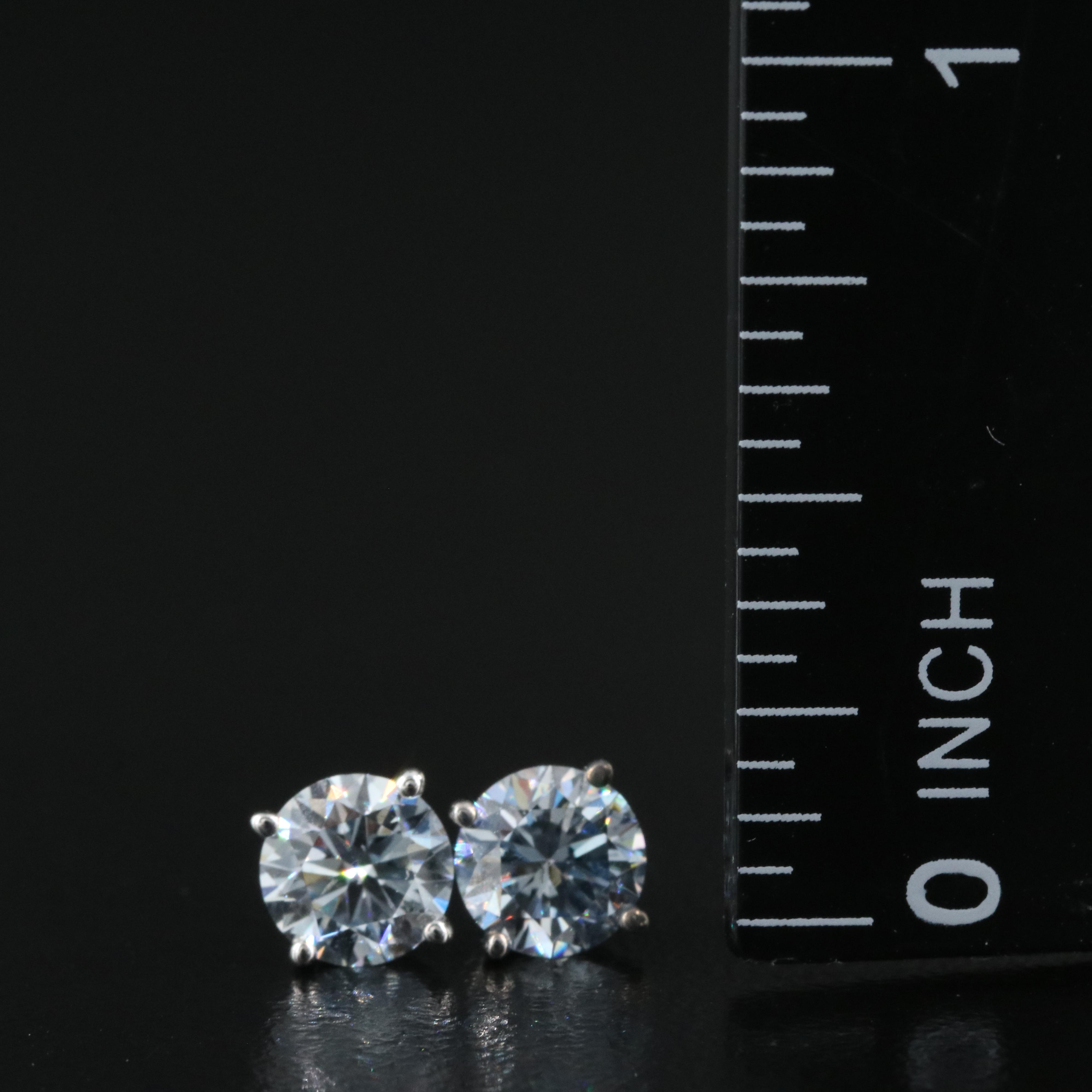14K 1.32 CTW Lab Grown Diamond Stud Earrings