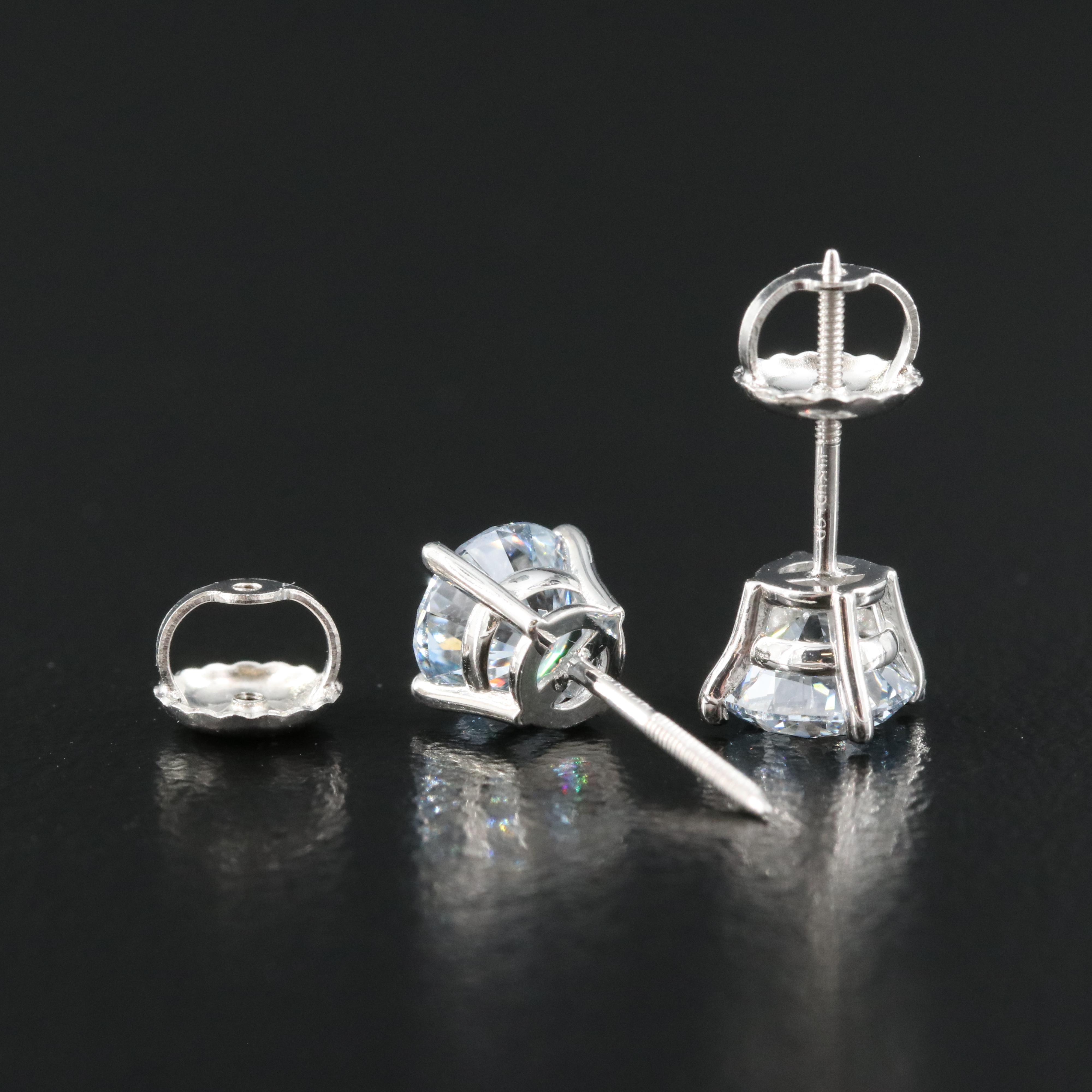 14K 1.32 CTW Lab Grown Diamond Stud Earrings