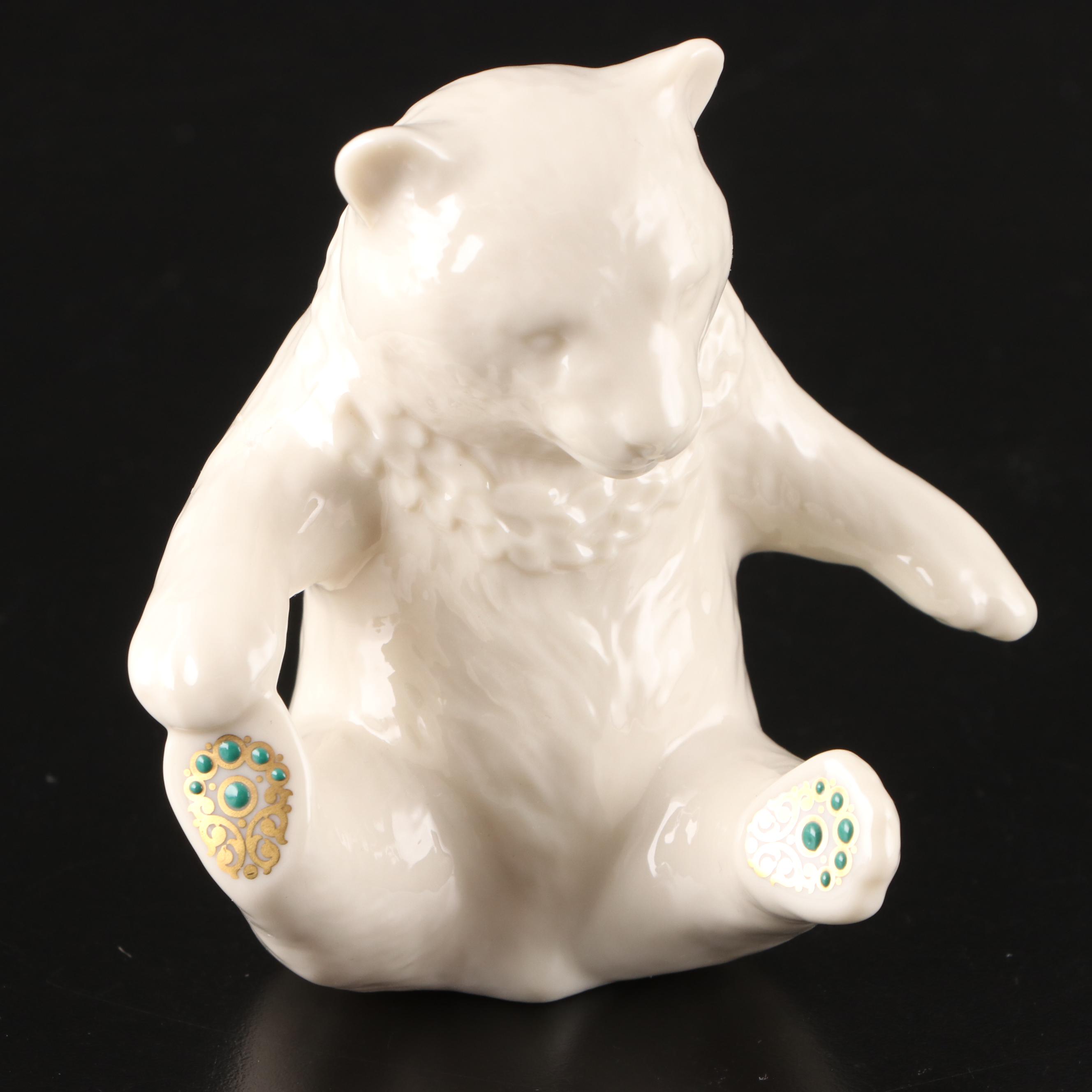 Royal Doulton "My Teddy", Lenox, and Royal Copenhagen Porcelain Bear Figurines