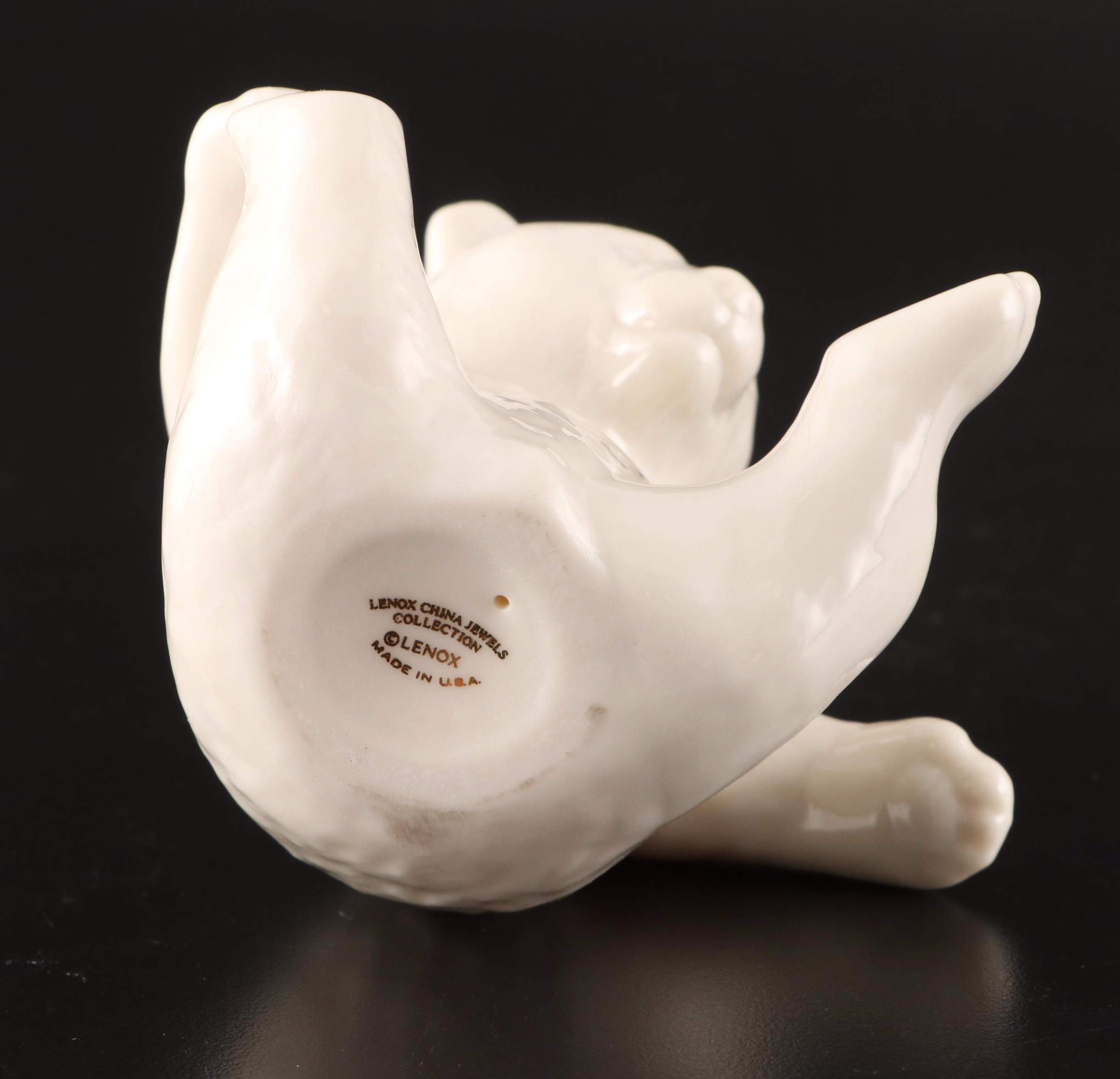 Royal Doulton "My Teddy", Lenox, and Royal Copenhagen Porcelain Bear Figurines