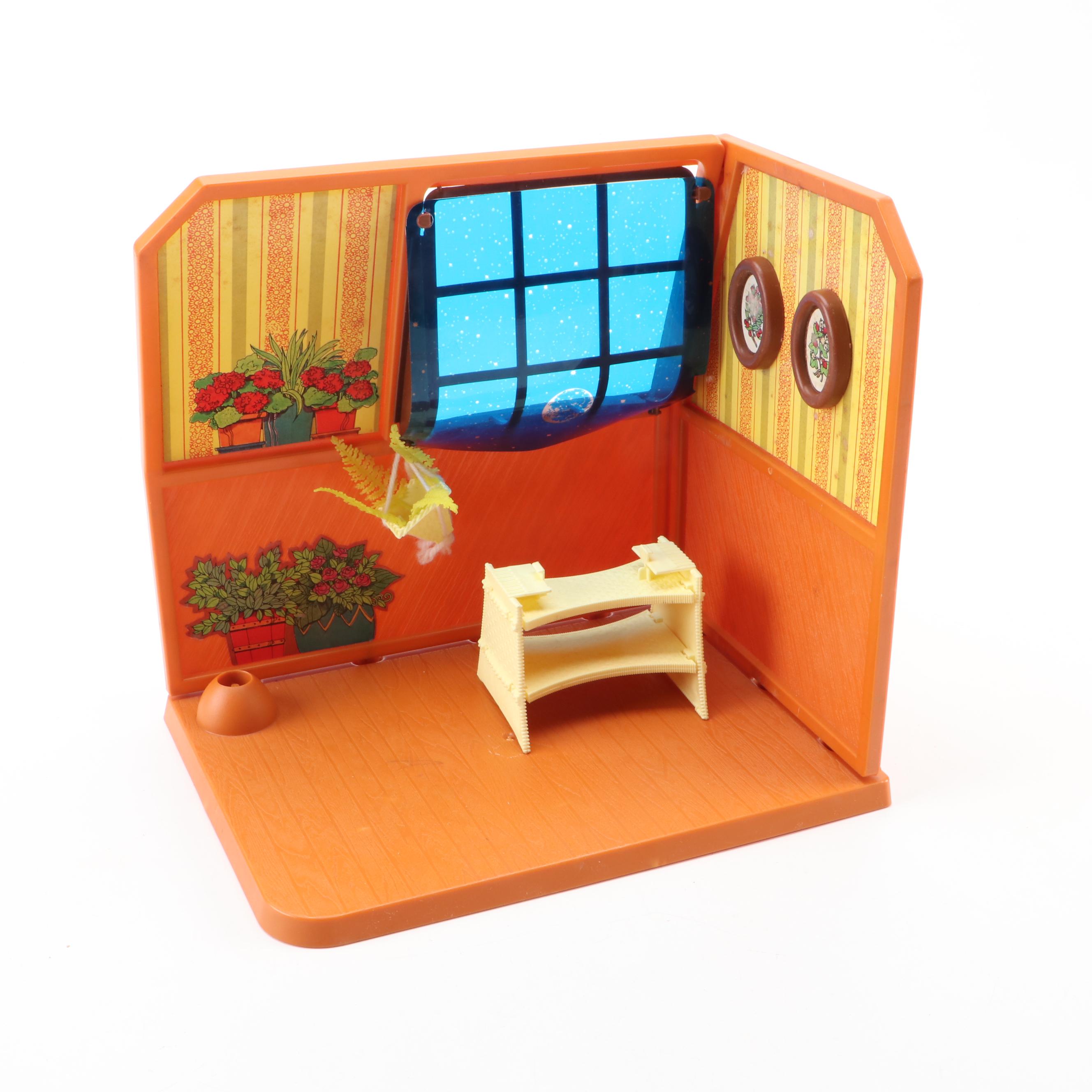 Mattel Sunshine Family Barn and Room with Dolls, Livestock and Clothing