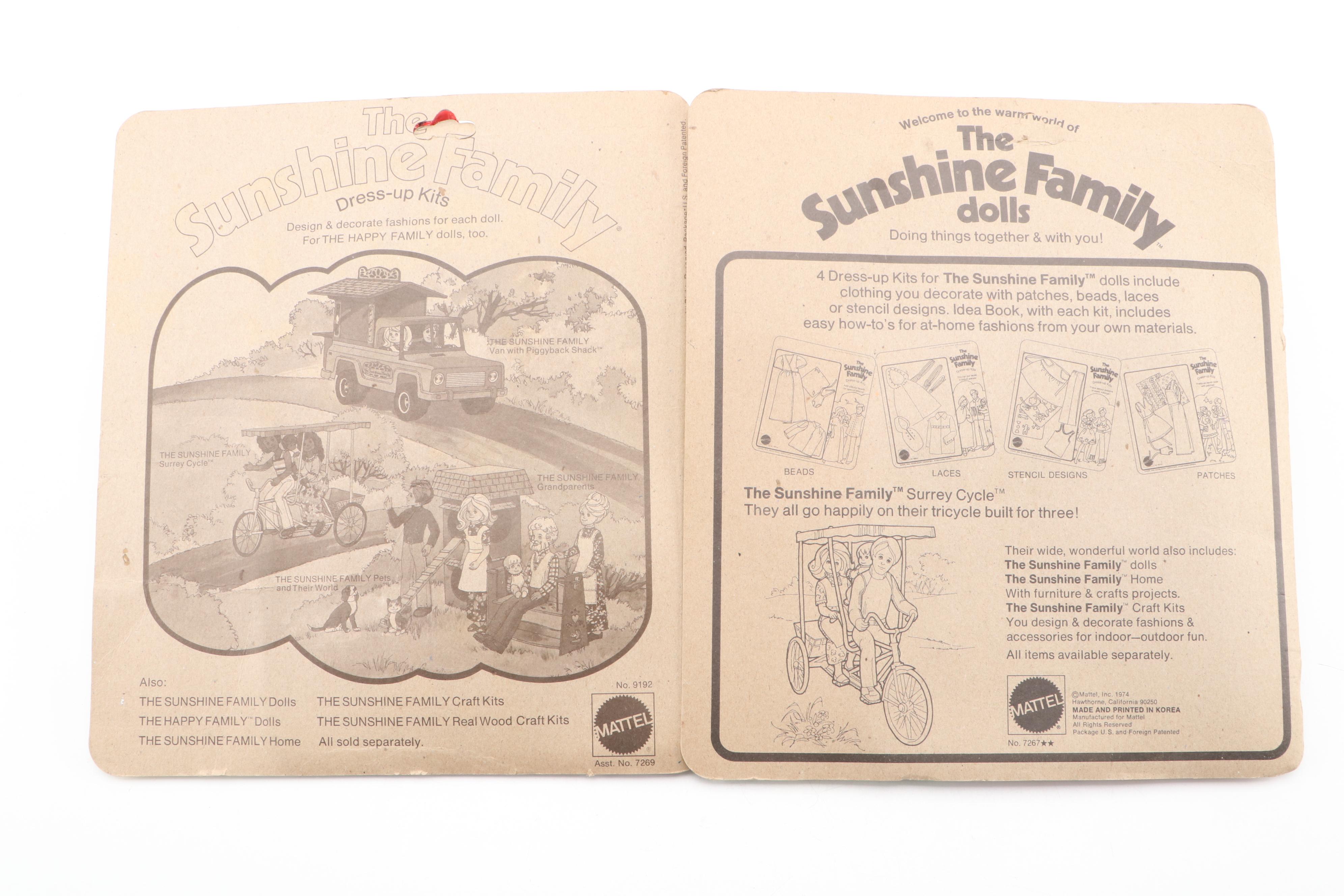 Mattel Sunshine Family Barn and Room with Dolls, Livestock and Clothing