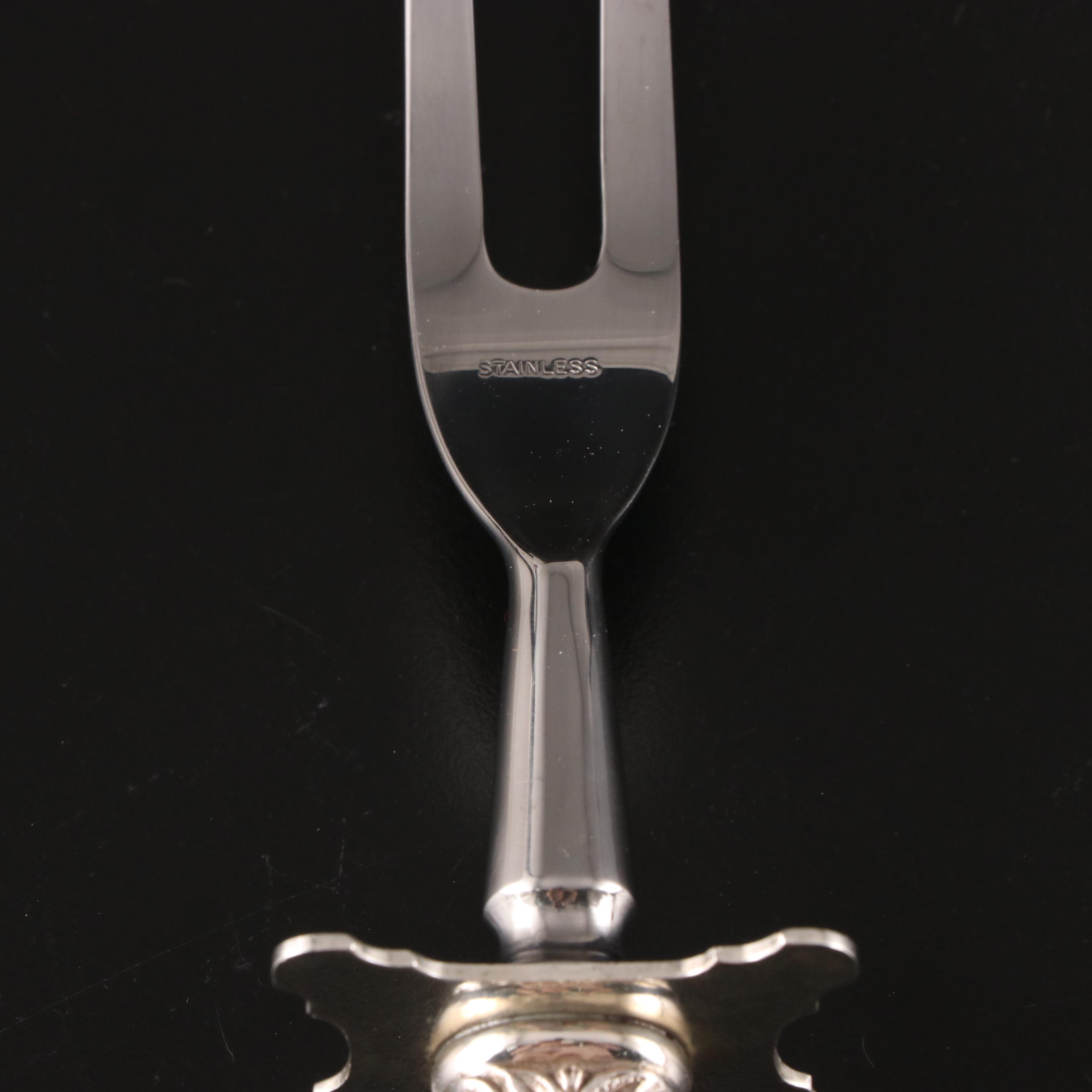 S. Kirk & Son "Repoussé" Sterling Silver Handle Carving Set