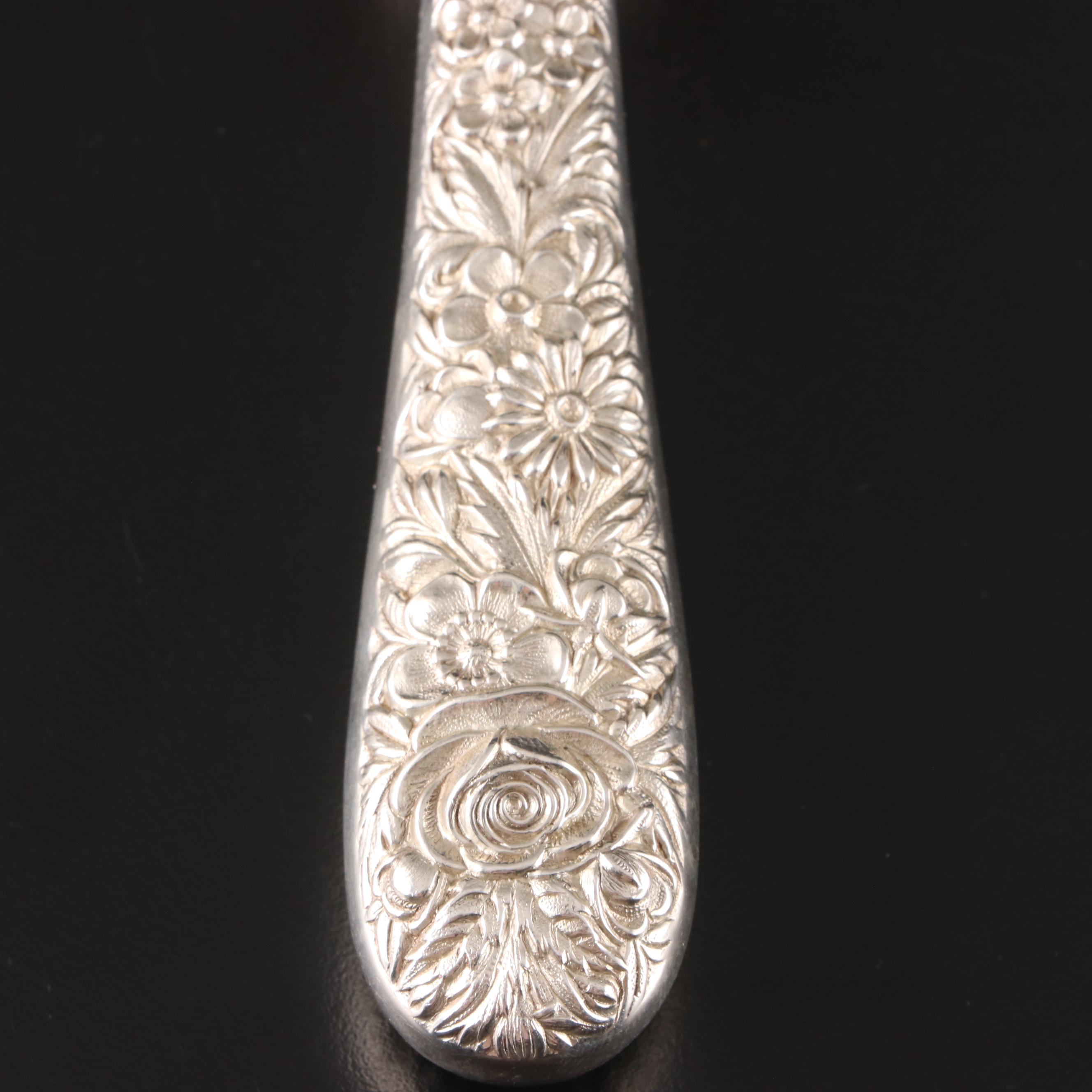 S. Kirk & Son "Repoussé" Sterling Silver Handle Carving Set