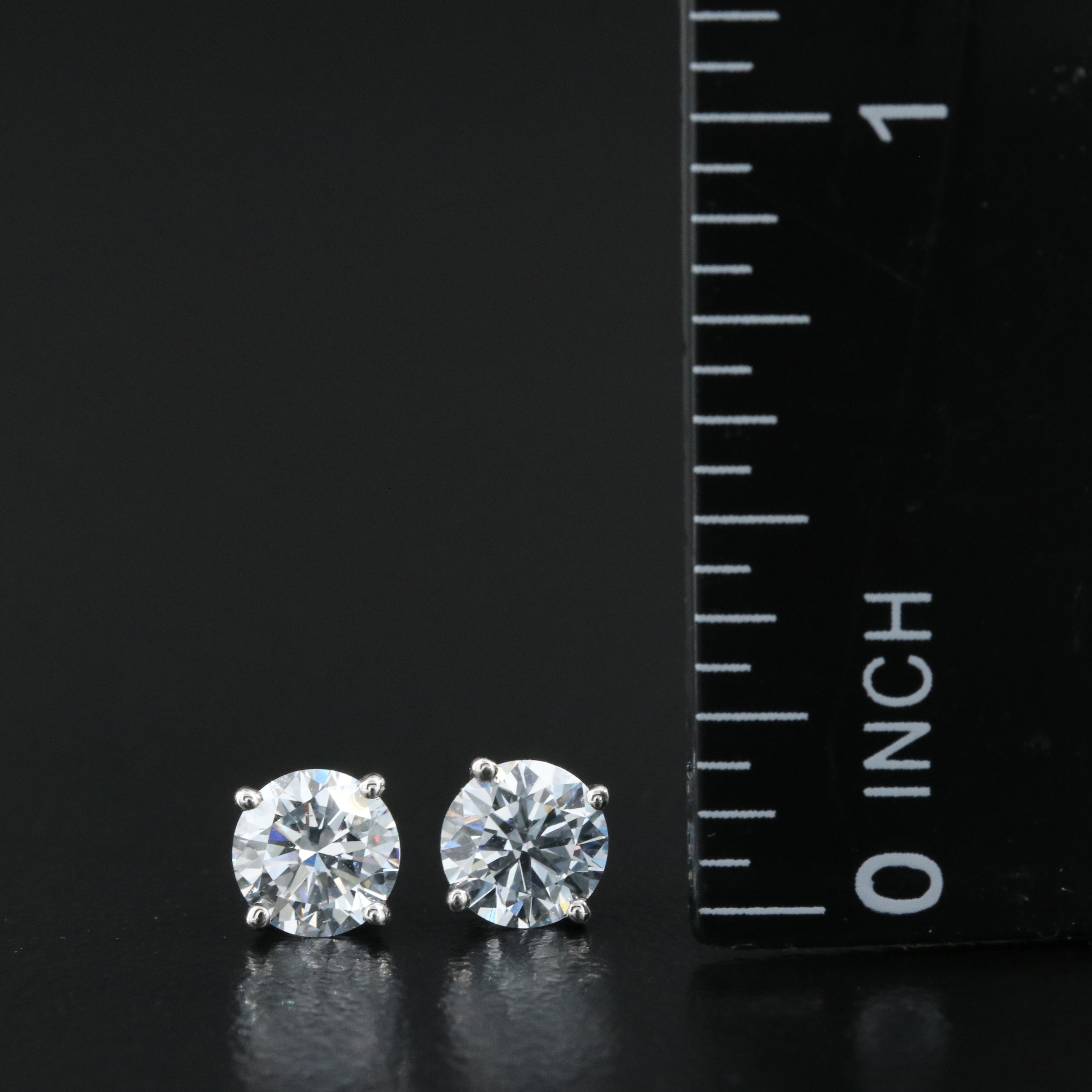 14K 1.12 CTW Lab Grown Diamond Stud Earrings