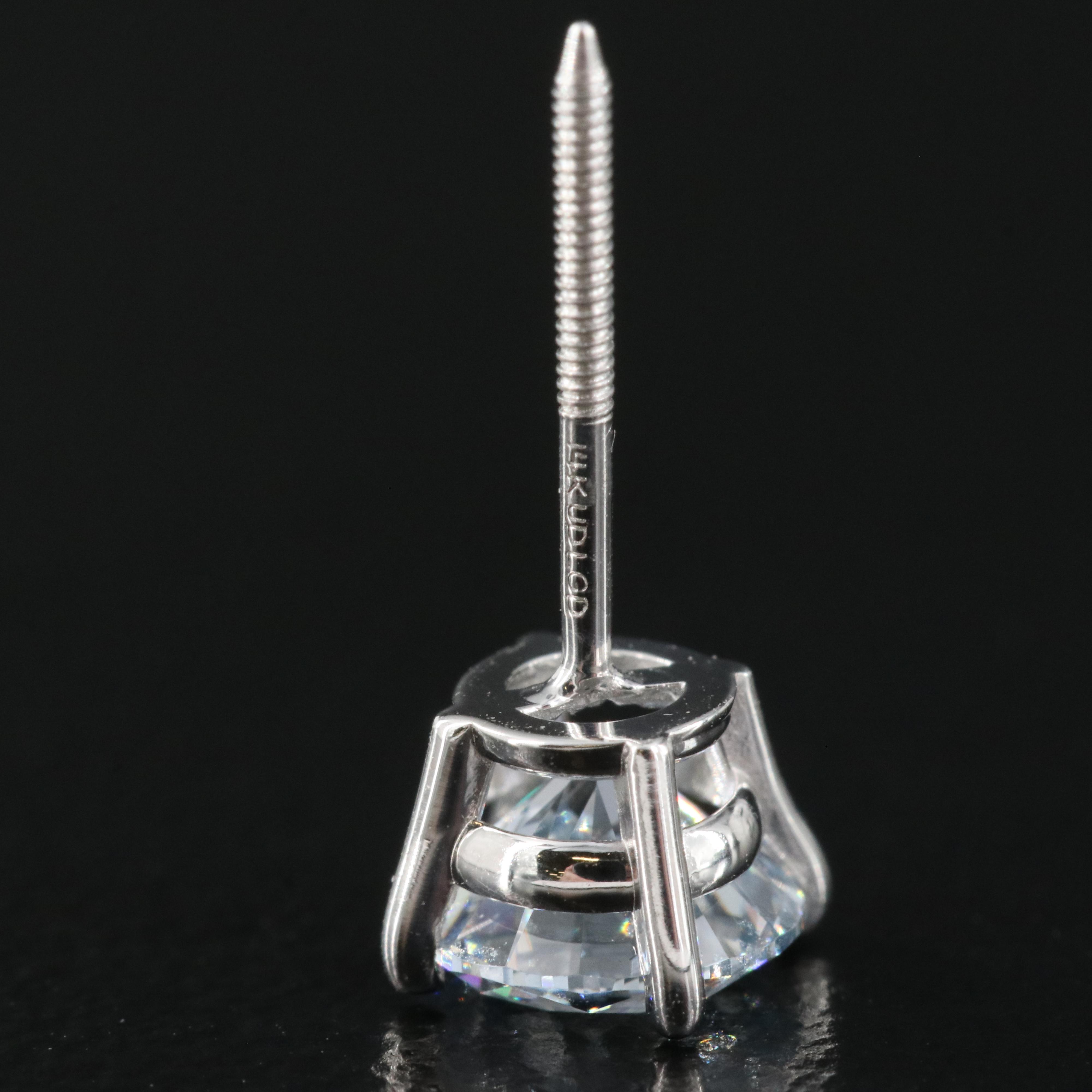 14K 1.12 CTW Lab Grown Diamond Stud Earrings