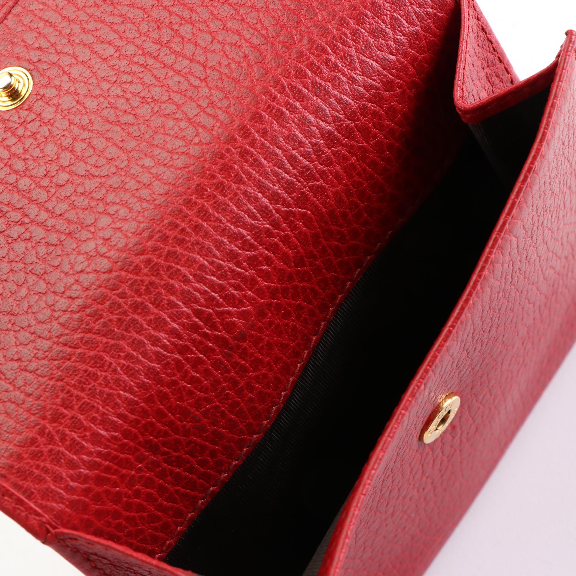 Gucci GG Compact Wallet in Grain Leather