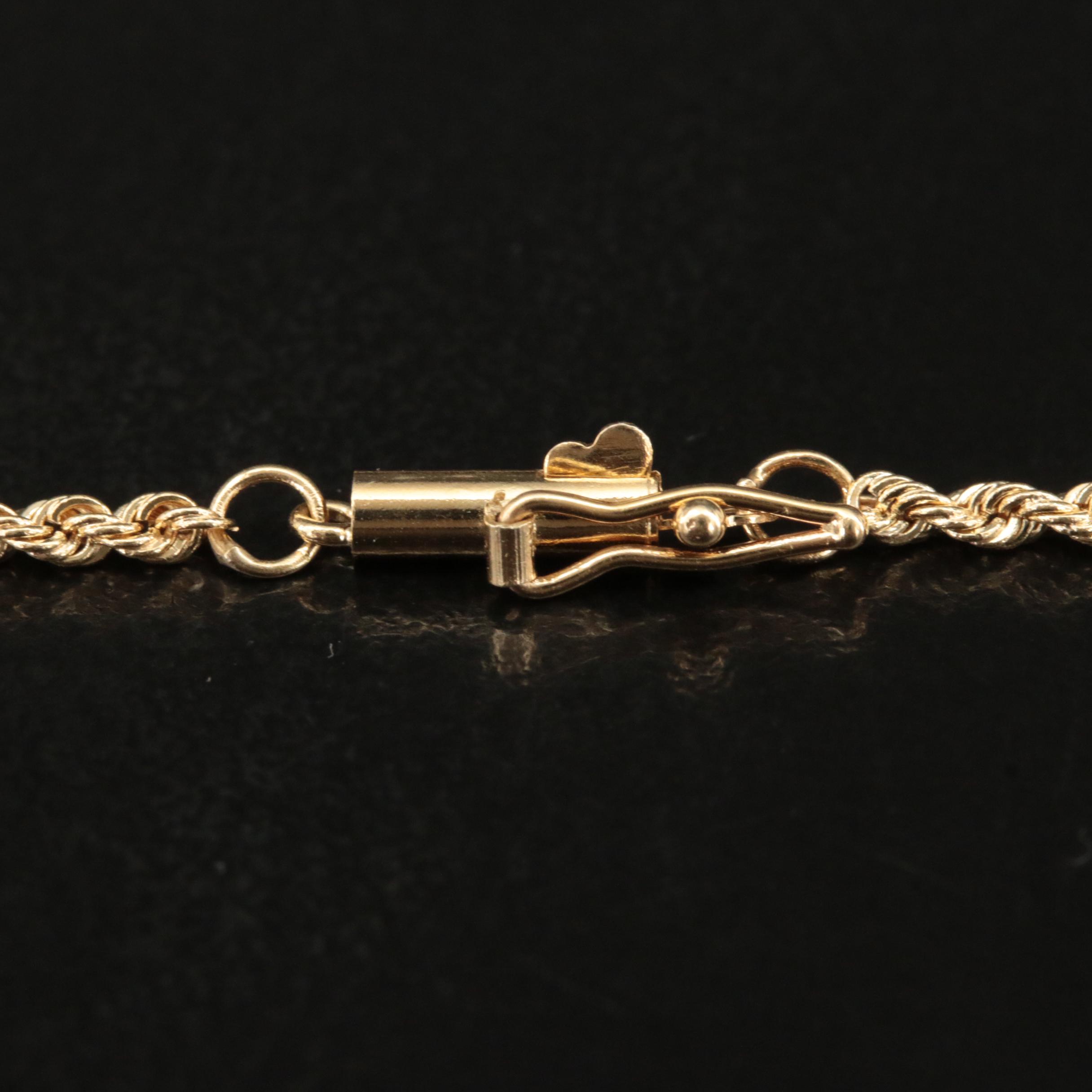 14K Black Onyx and Diamond Pendant Necklace