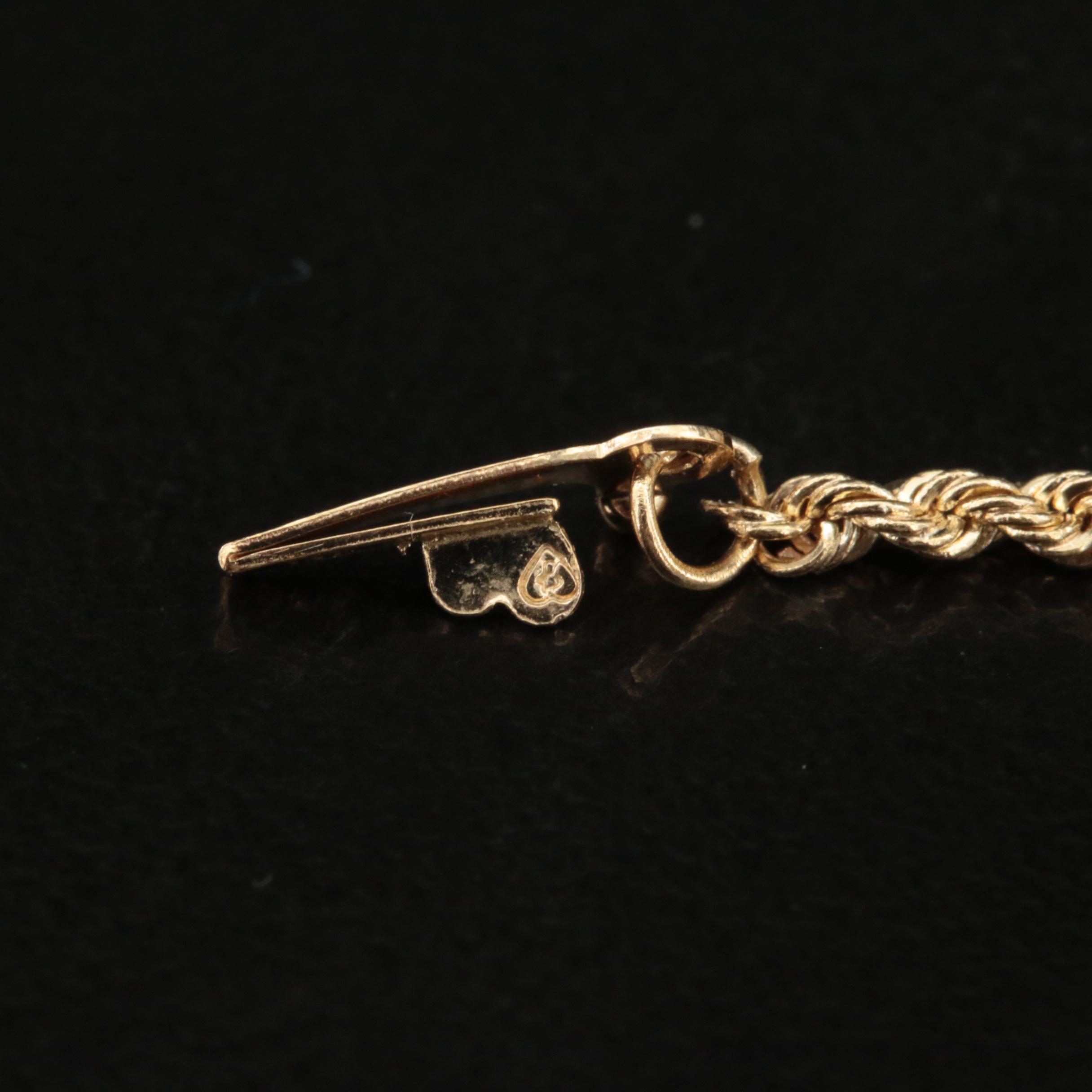 14K Black Onyx and Diamond Pendant Necklace