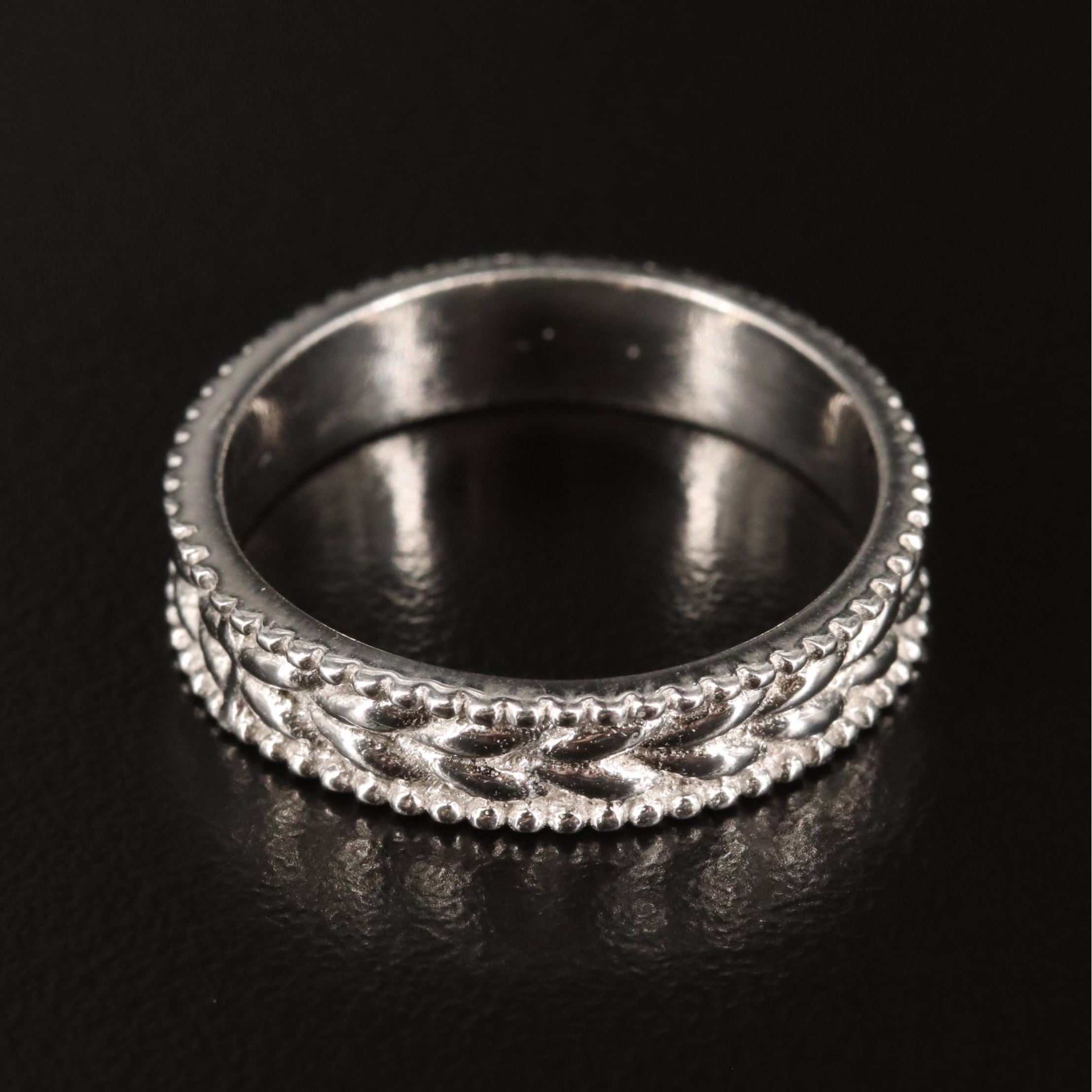 Sterling Patterned Band