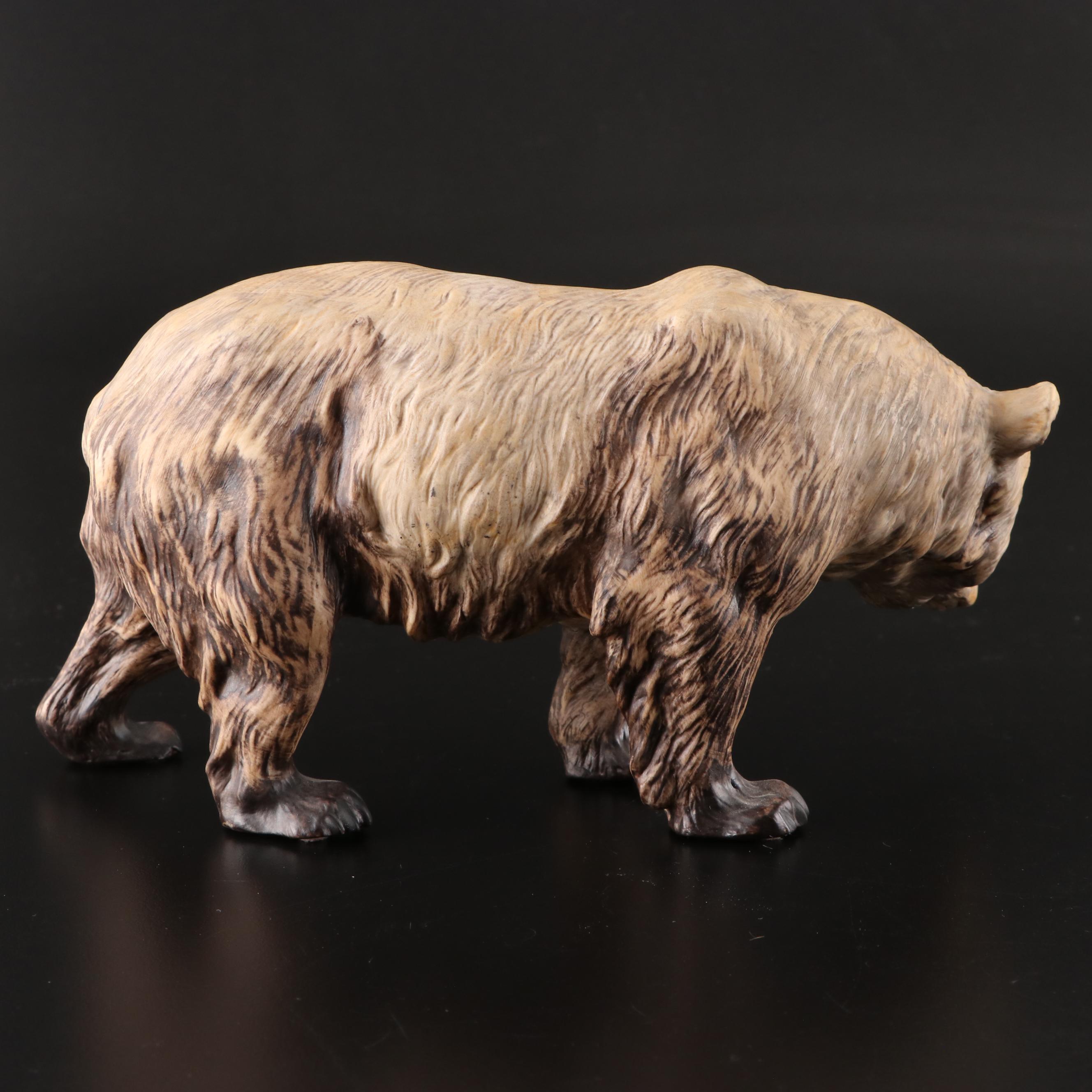 Dorothy Chavez & Yellowhorse Zuni Sterling Bear Fetish, James Carpenter Bears