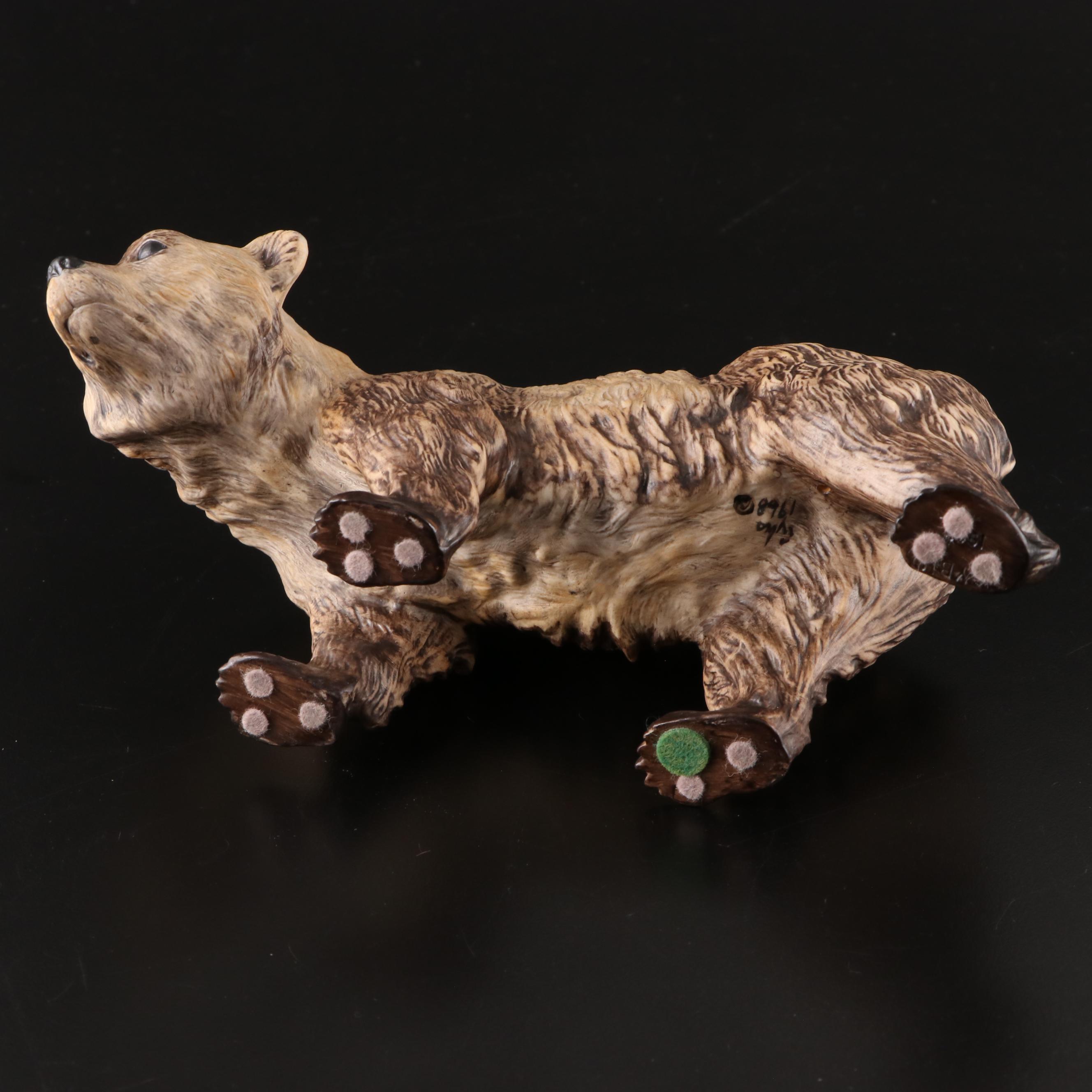 Dorothy Chavez & Yellowhorse Zuni Sterling Bear Fetish, James Carpenter Bears