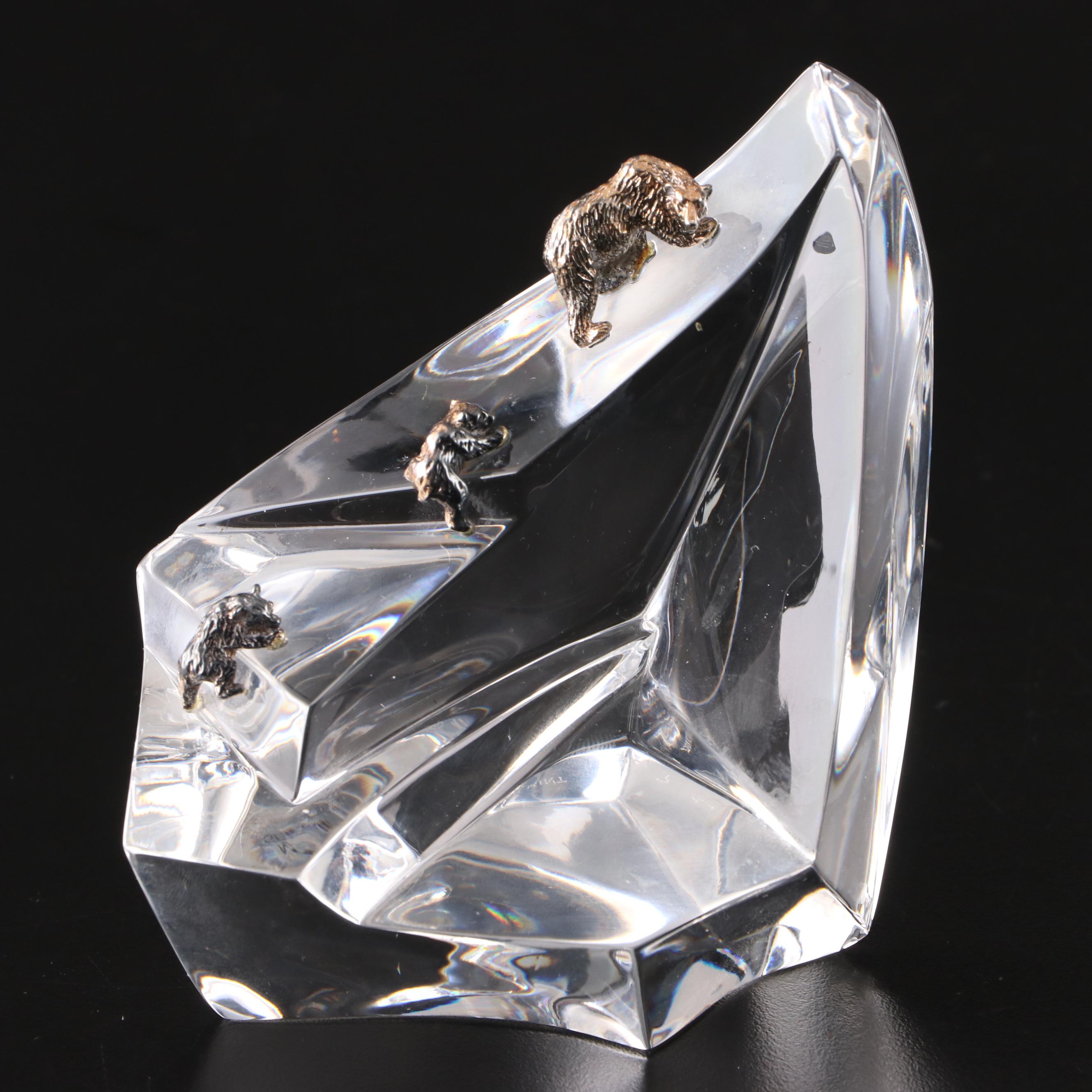 Dorothy Chavez & Yellowhorse Zuni Sterling Bear Fetish, James Carpenter Bears