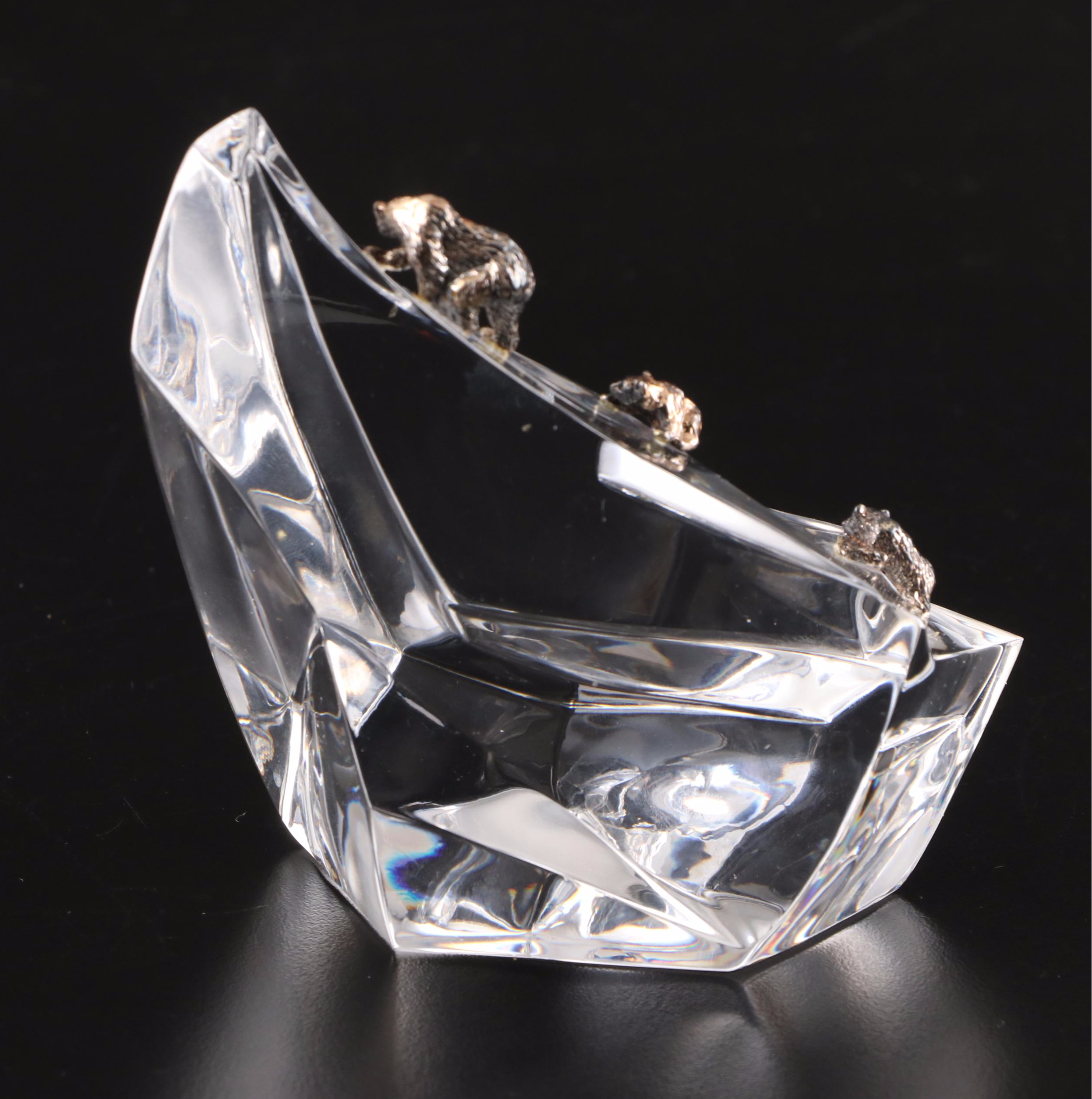 Dorothy Chavez & Yellowhorse Zuni Sterling Bear Fetish, James Carpenter Bears