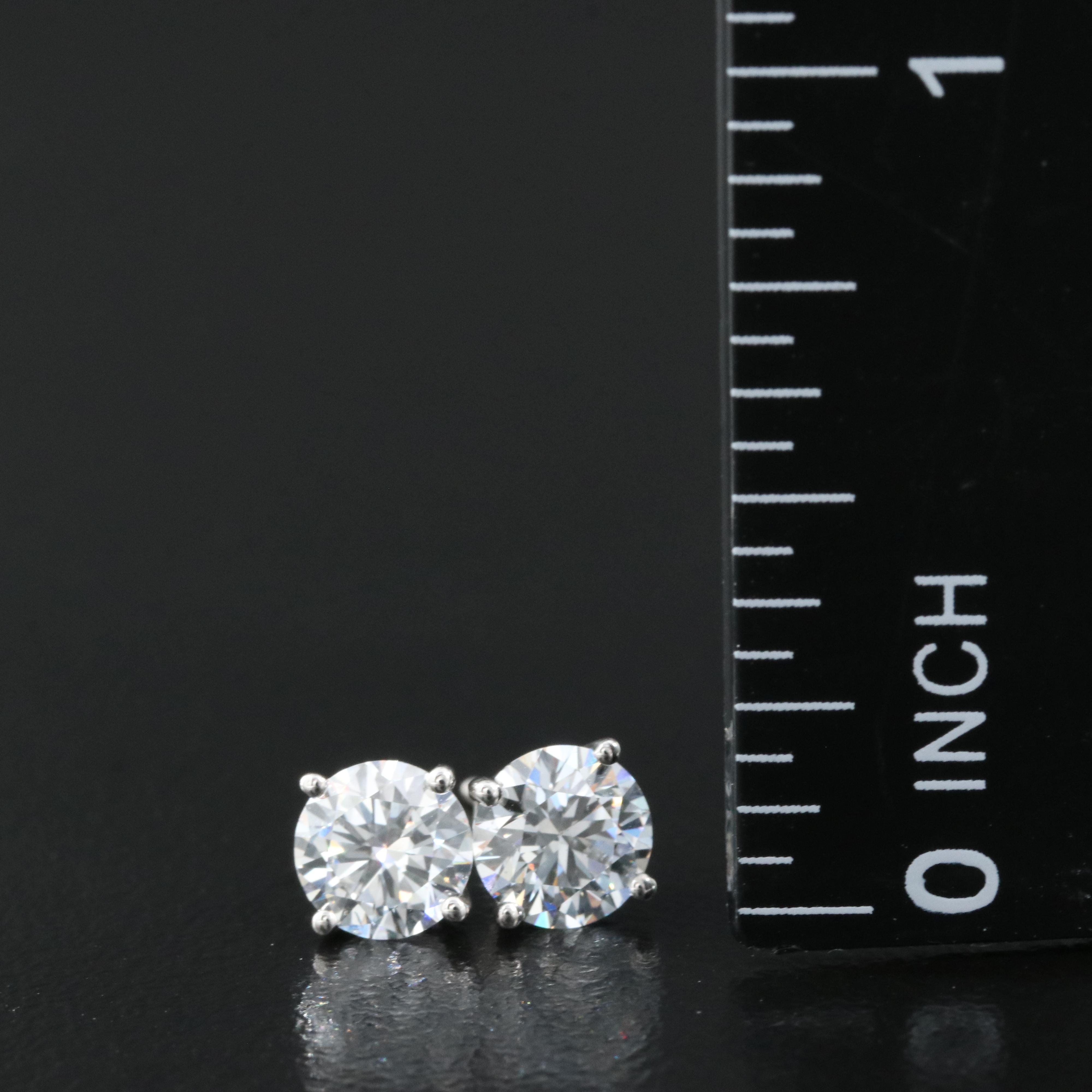 14K 1.19 CTW Lab Grown Diamond Stud Earrings