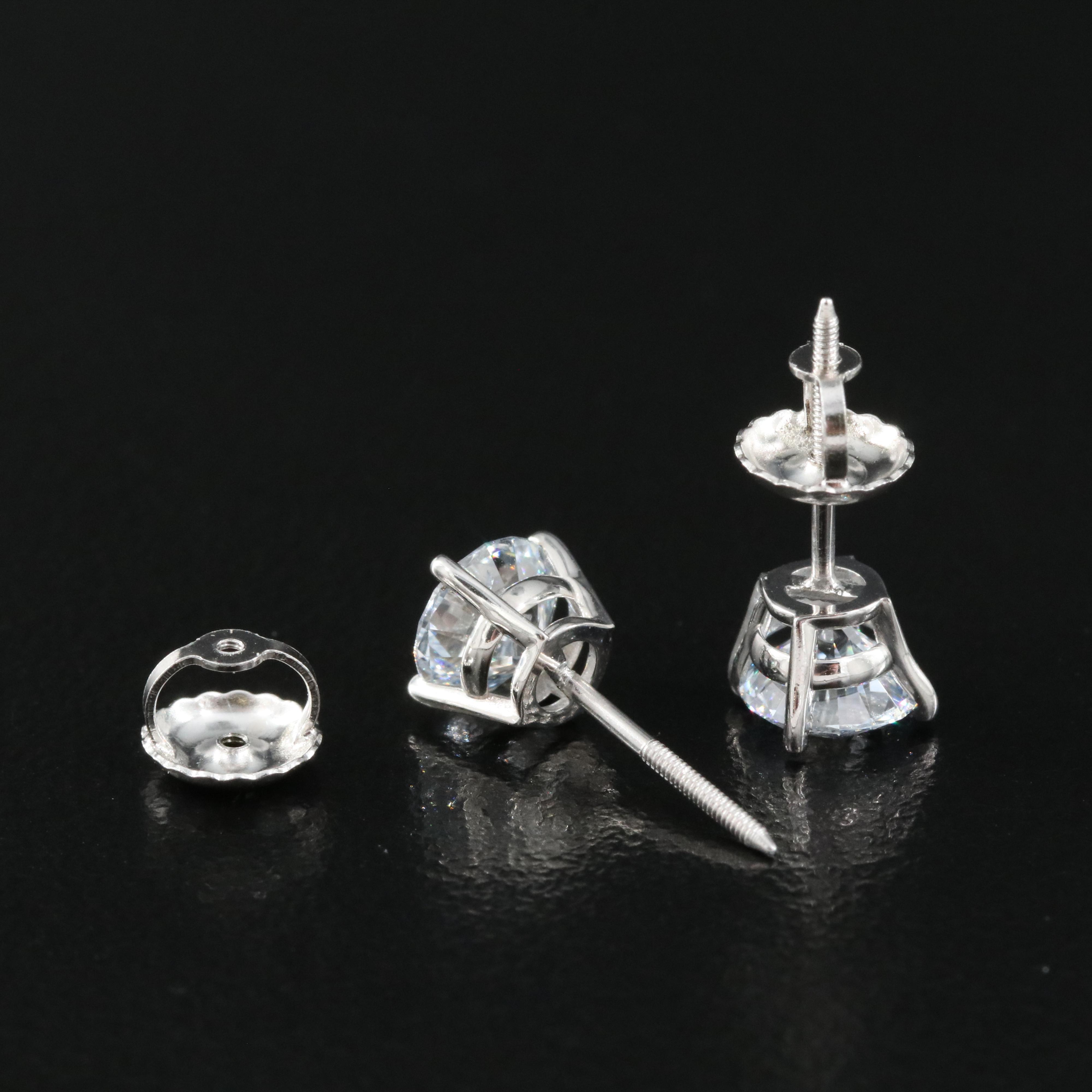 14K 1.19 CTW Lab Grown Diamond Stud Earrings